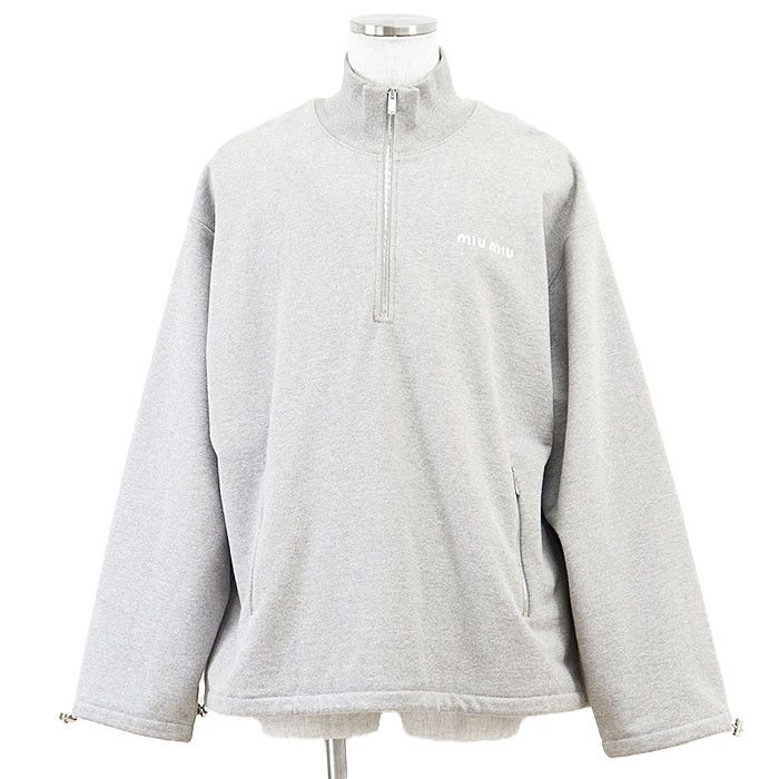 Miu Miu Miu Miu Miu Miu Embroidered Cotton Sweatshirt Textile Sweatshirts & Hoodies DUTY FREE for USA Size ONE SIZE - 1 Thumbnail
