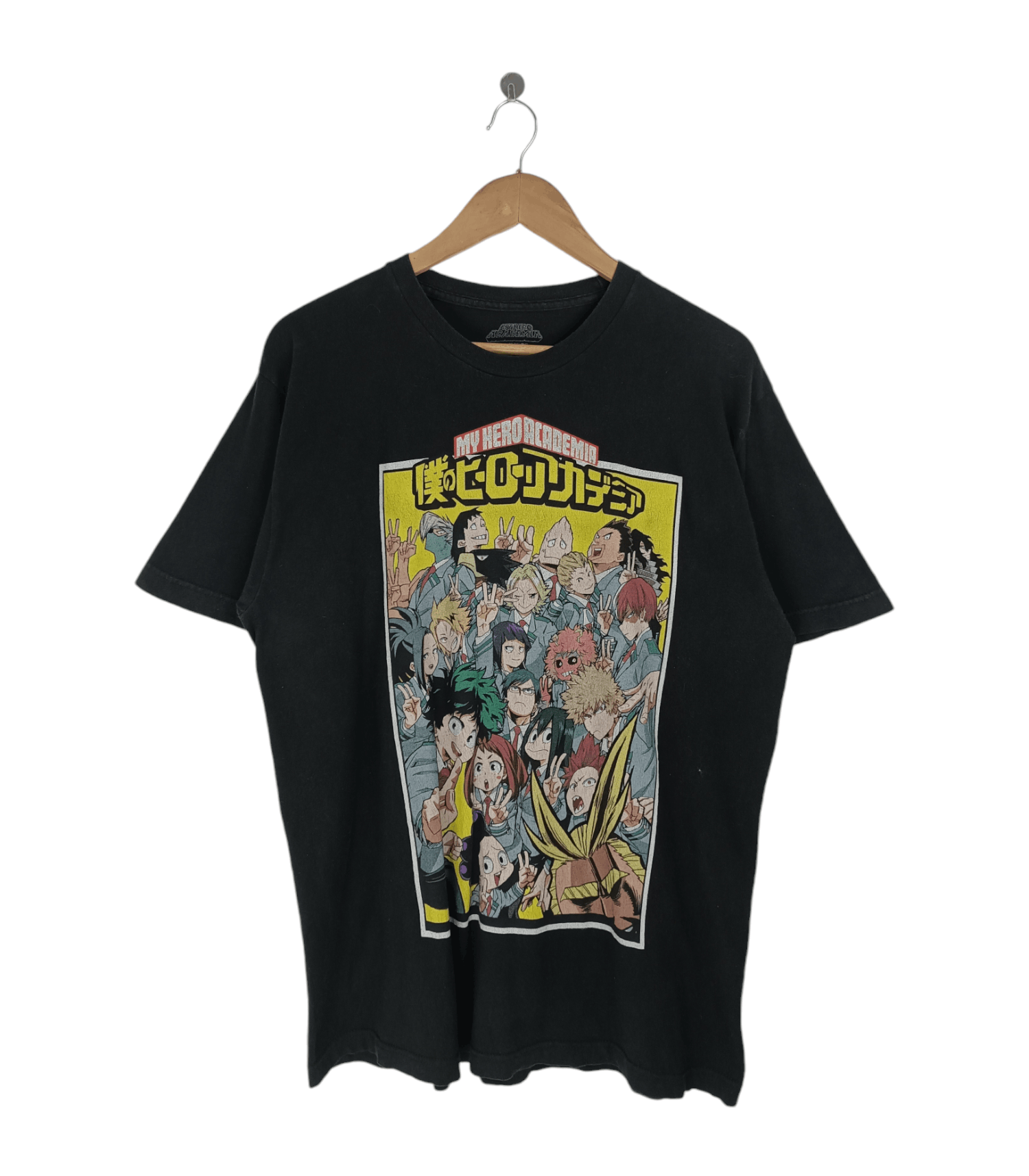Anime VINTAGE MY HERO ACADEMIA FULL LINEUP HERO TEE bleach naruto Size US L / EU 52-54 / 3 - 1 Thumbnail