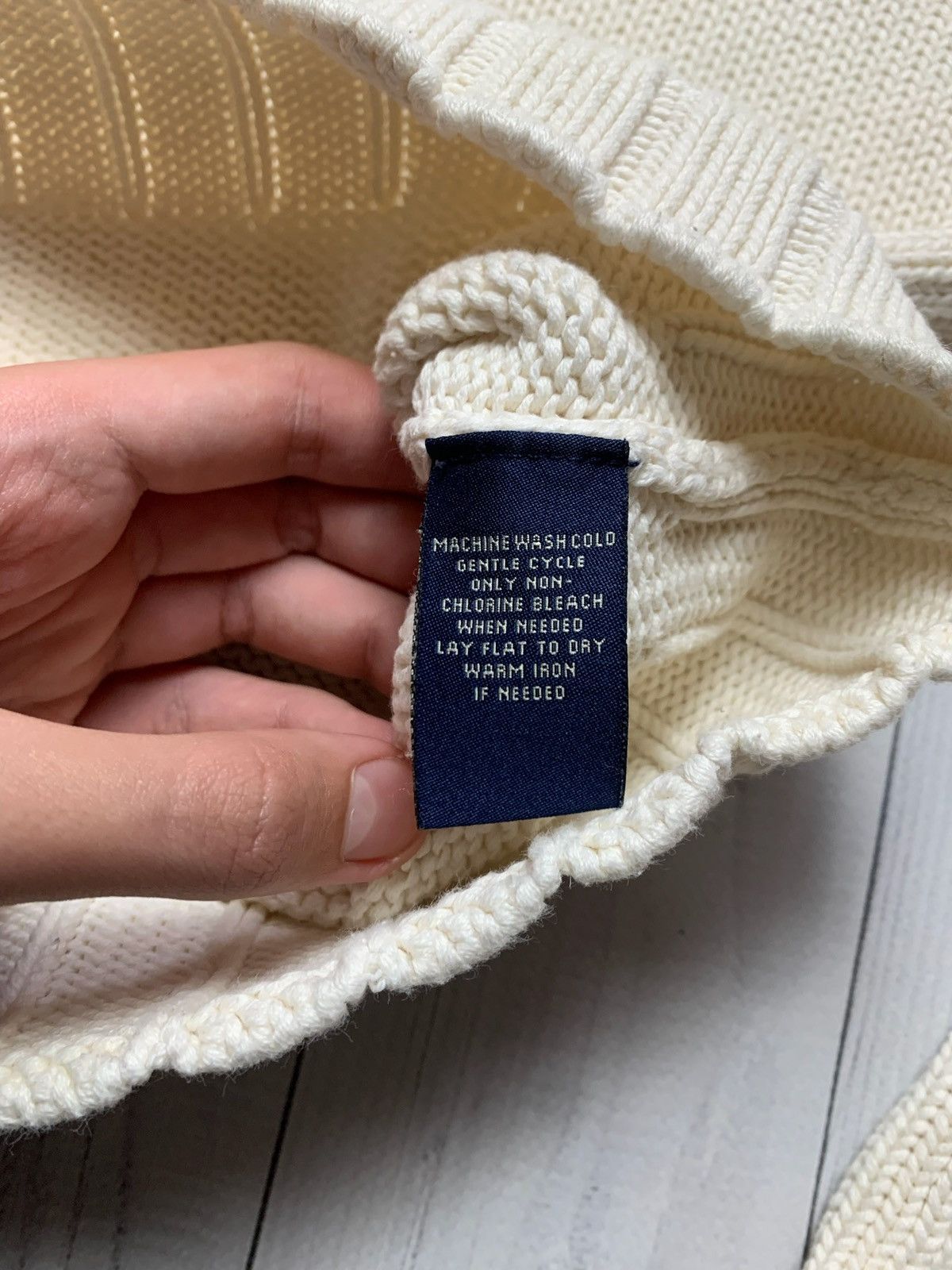 Vintage Vintage Polo Ralph Lauren sweater size XL logo knitted Size US XL / EU 56 / 4 - 4 Thumbnail