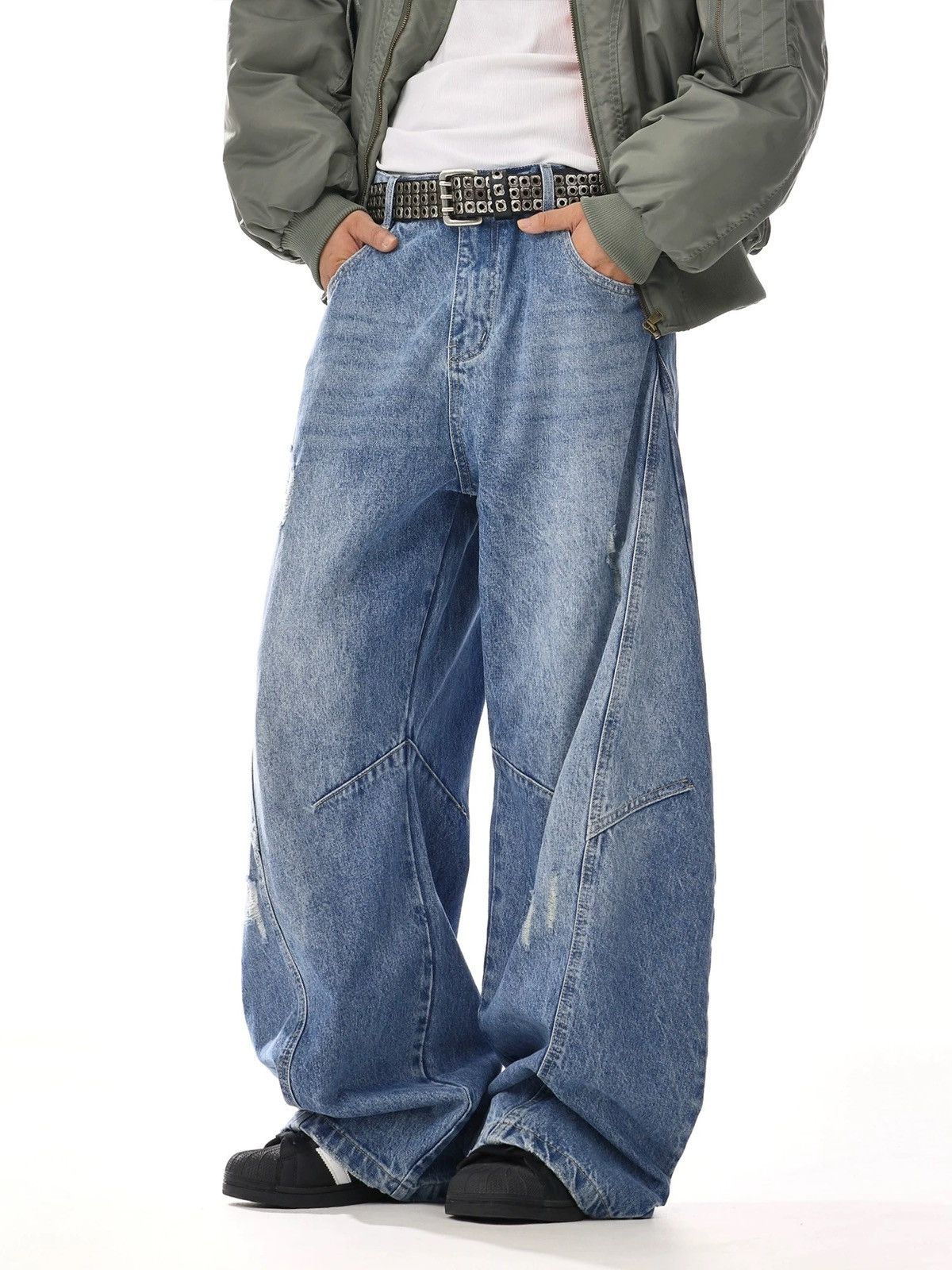Japanese Brand × Vintage Retro punk pants Size US 32 / EU 48 - 2 Thumbnail