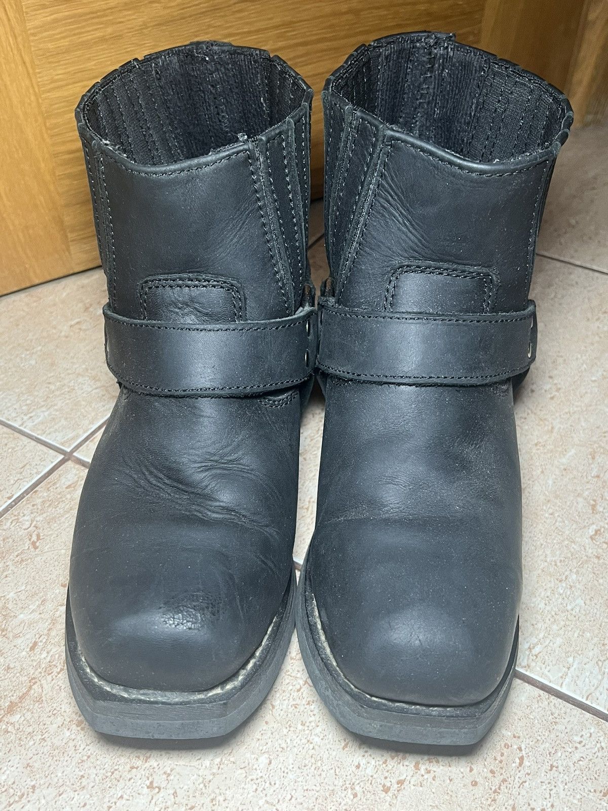 Leather Vintage leather boots speedware Hein Gericke moto Size US 6 / EU 39 - 3 Thumbnail