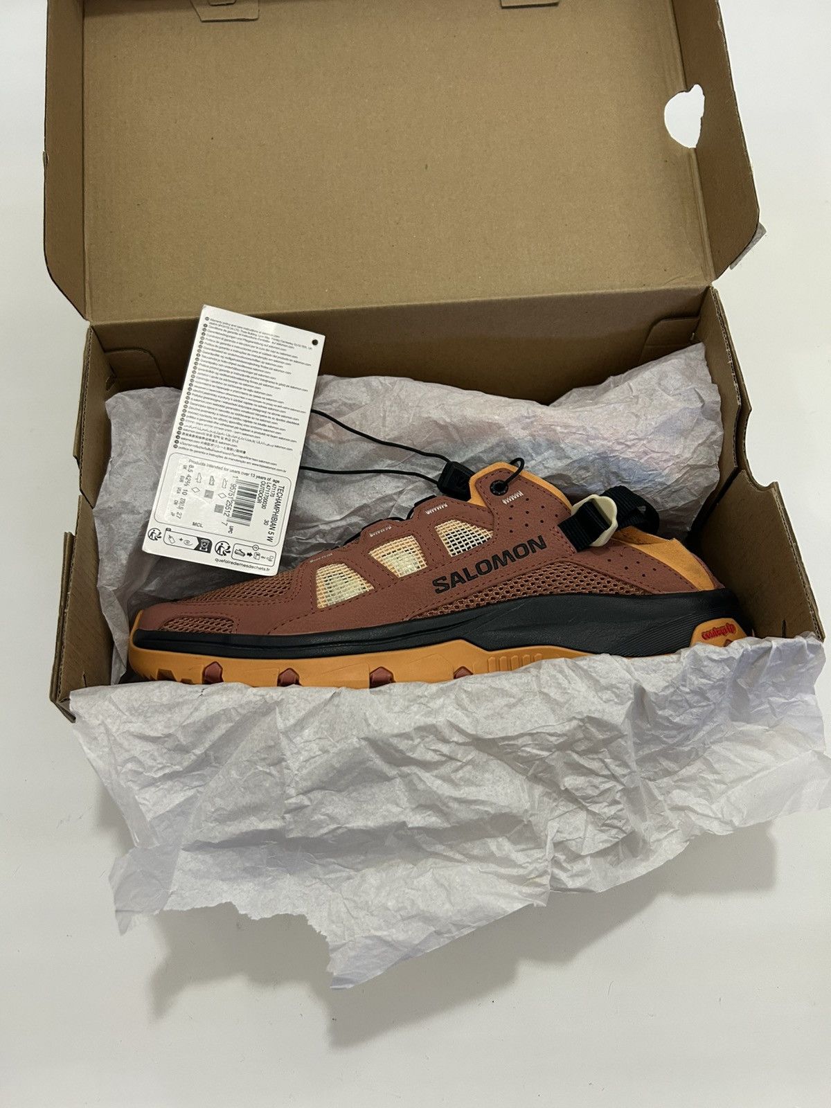 Salomon Techamphibian 5 W - Cedar Wood/Buckskin/Rose Cloud Size US 8.5 / EU 41-42 - 18 Thumbnail
