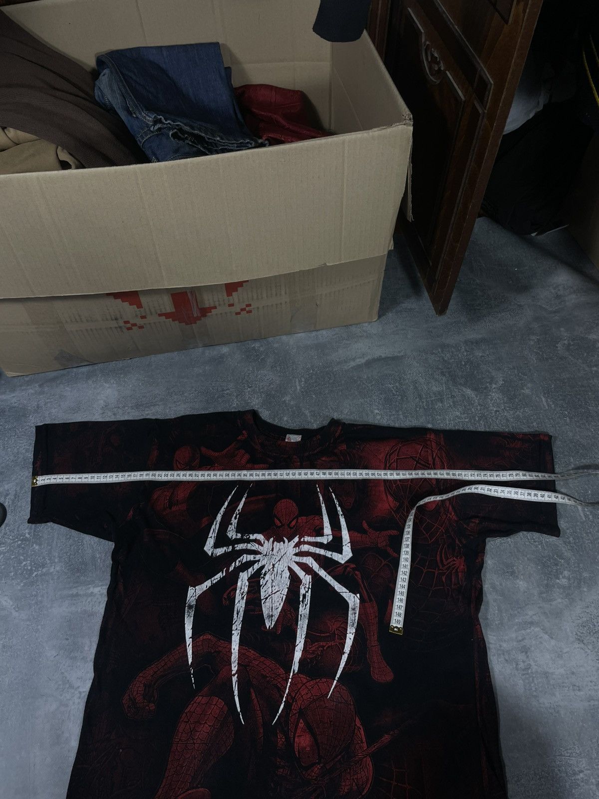 Marvel Comics Marvel Comics Spider Man overpint big logo 00ss tee t-shirt Size US L / EU 52-54 / 3 - 8 Thumbnail