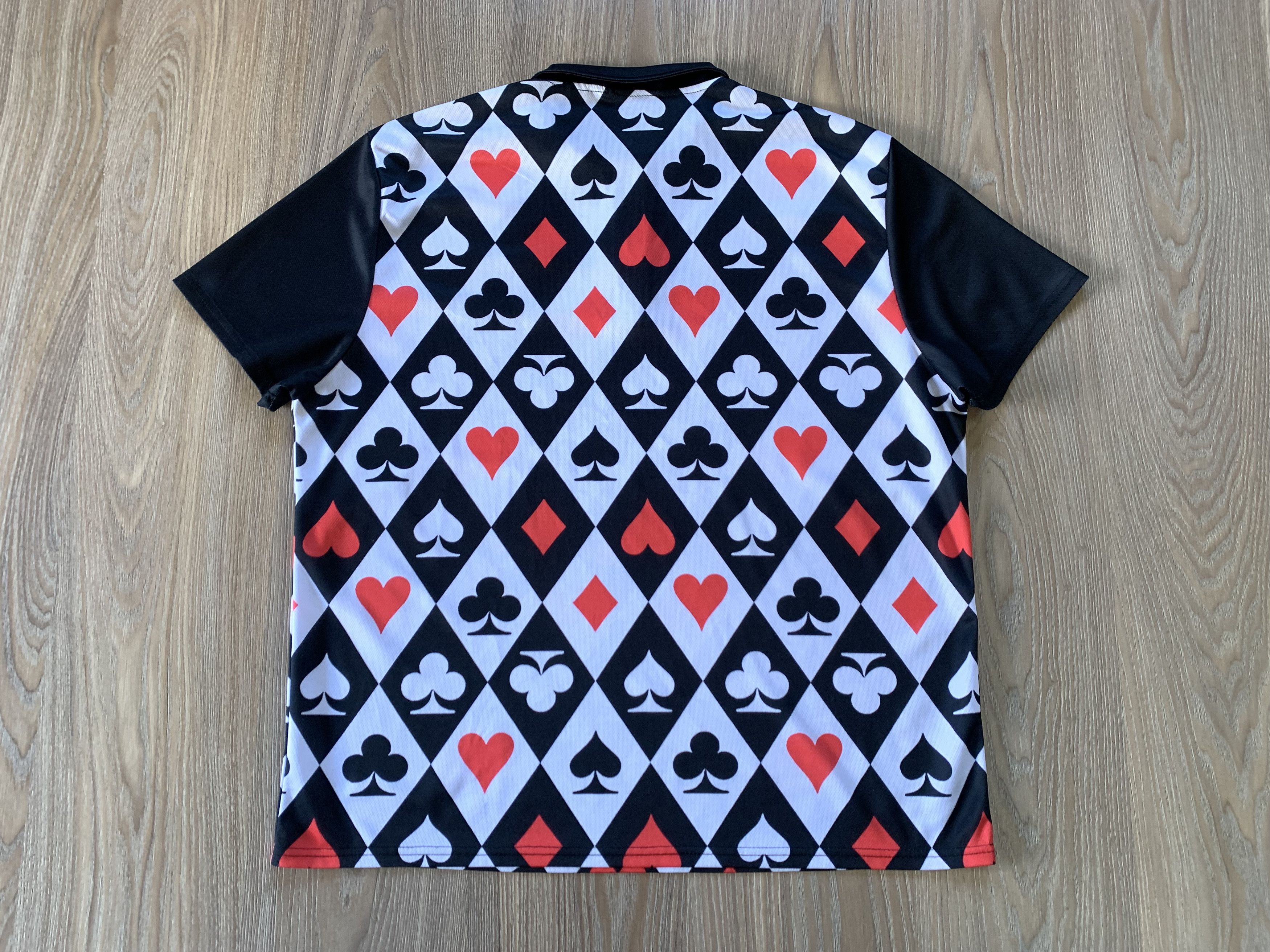 Bicycle Men's Short Sleeve Cards Printed Cycling Jersey Size US XXL / EU 58 / 5 - 3 Thumbnail