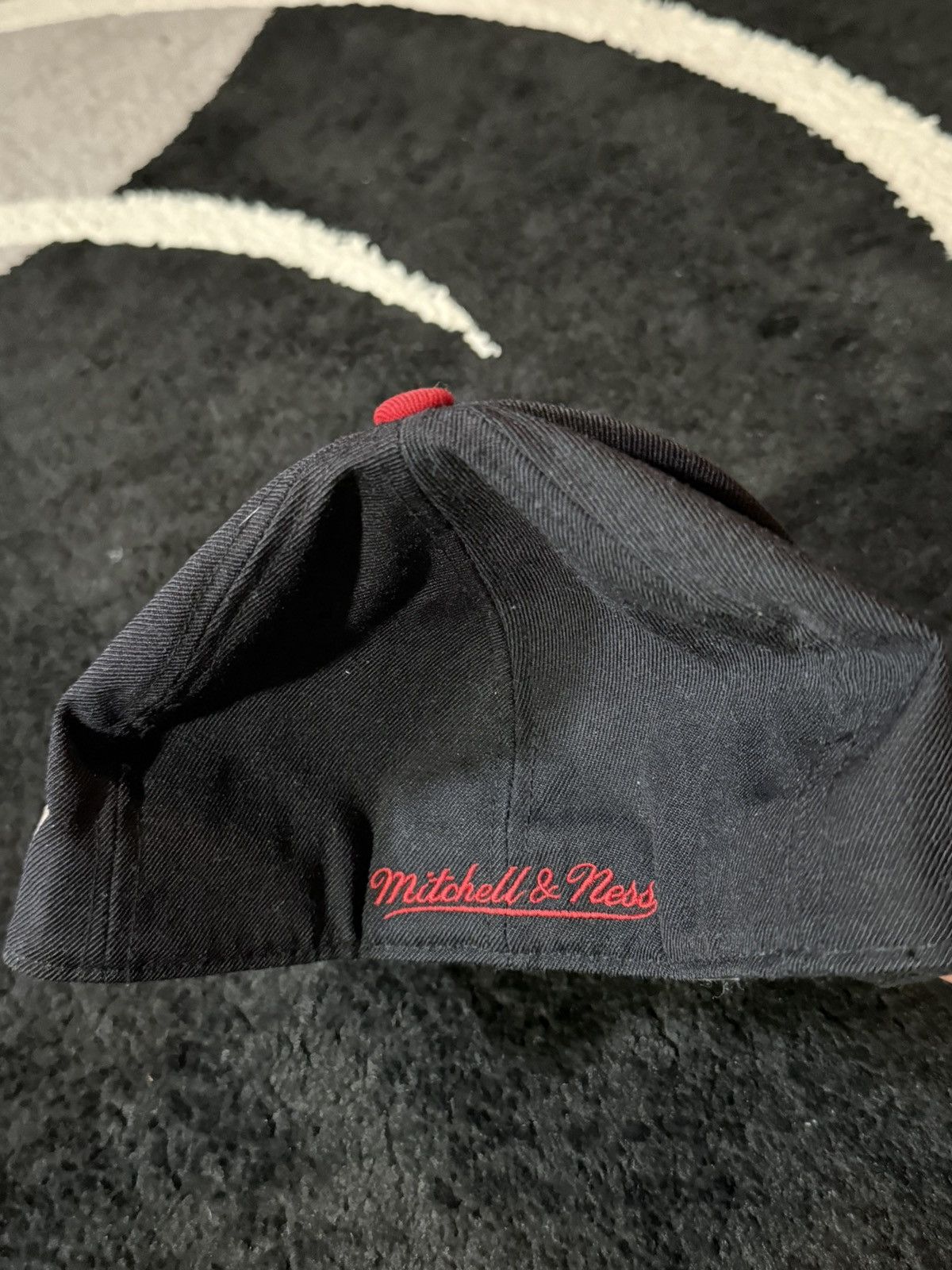 Mitchell & Ness Vintage Atlanta Hawks Hat Mitchell & Ness 50th Anniversary Size ONE SIZE - 3 Thumbnail