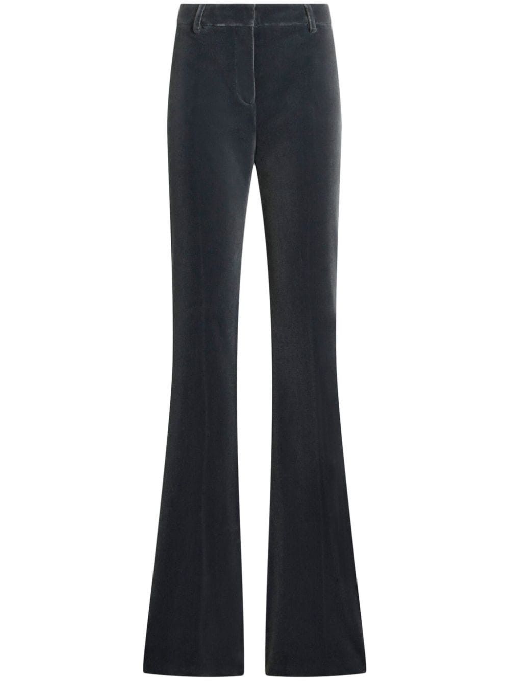 Etro VELVET FLARED TROUSERS Size 27" / US 4 / IT 40 - 1 Thumbnail