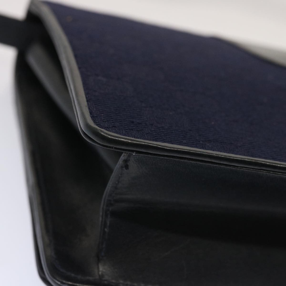 Gucci GUCCI GG Canvas Shoulder Bag Navy Black Size ONE SIZE - 12 Thumbnail