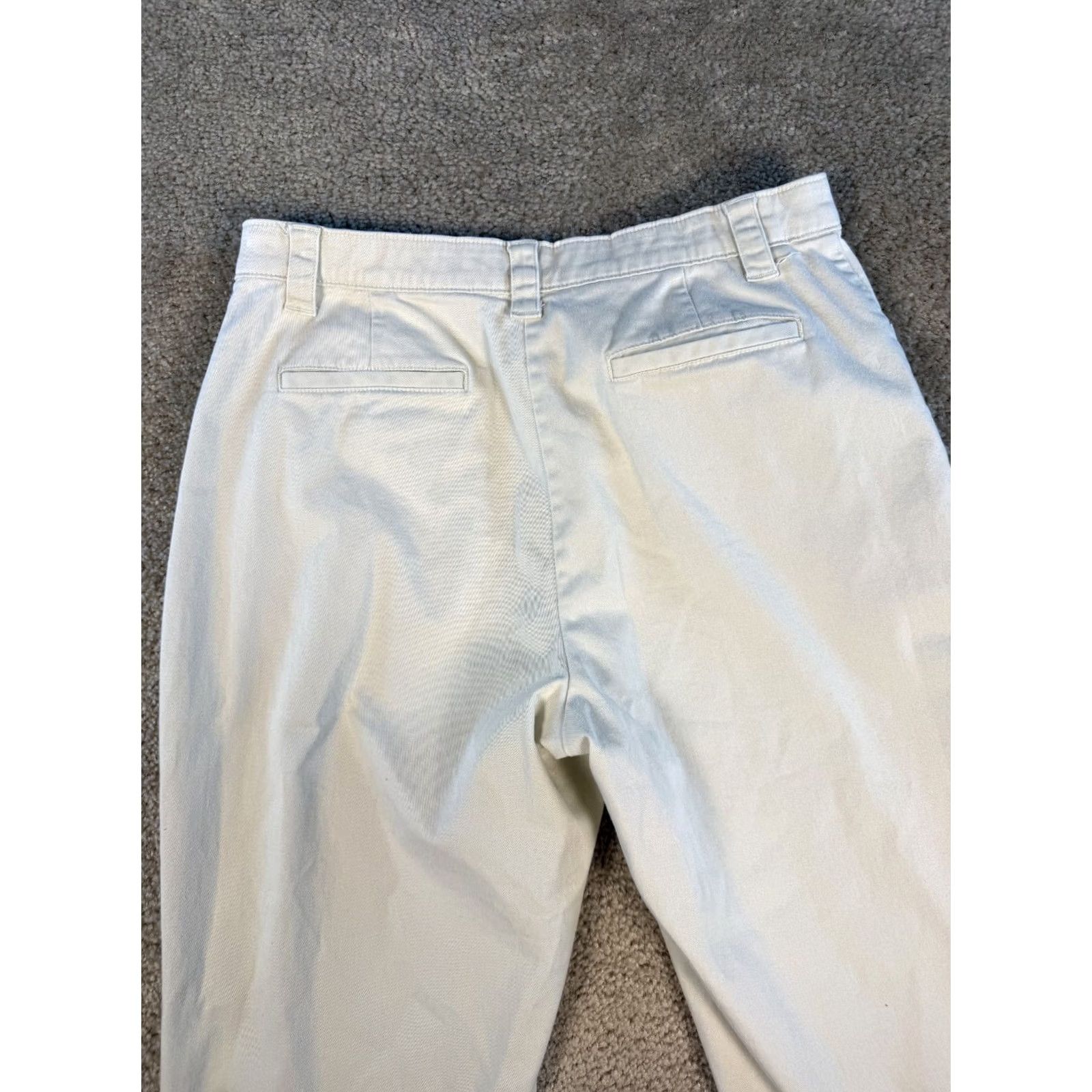 Vintage LL BEAN Pants Capris Crop Women’s Size 14 Khaki Stretch Boho Size 36" / US 14 / IT 50 - 7 Thumbnail