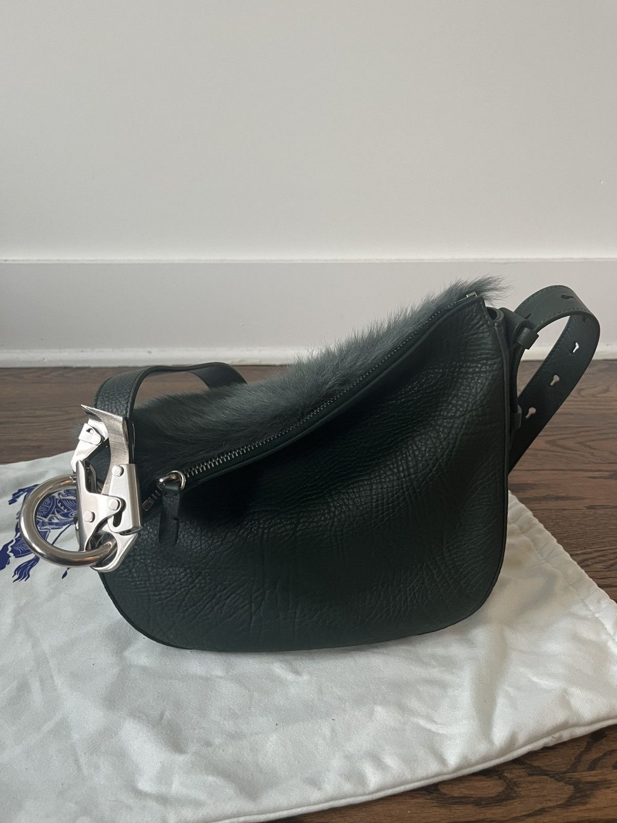 Burberry Burberry Small Knight Shearling Bag Size ONE SIZE - 8 Thumbnail