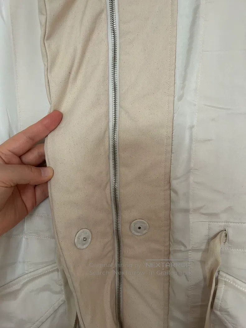 Jil Sander Jil Sander Cream Cotton Jacket Size M / US 6-8 / IT 42-44 - 5 Thumbnail