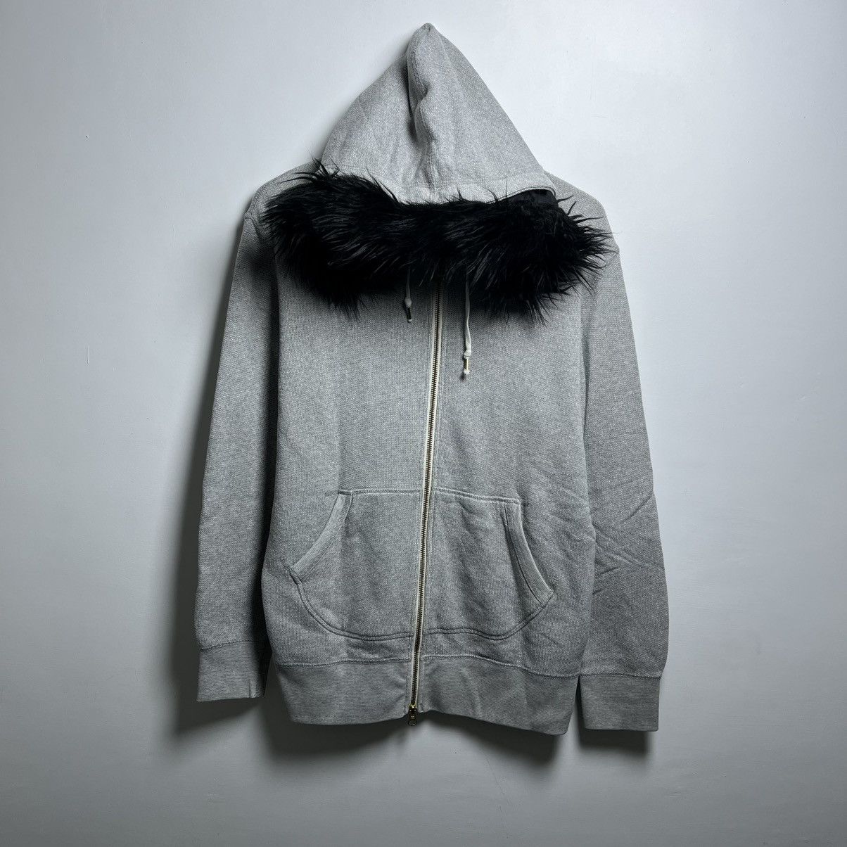 Hysteric Glamour Faux Fur Hoodie Original Wash Japan Ifsixwasnine LGB Style Size US XL / EU 56 / 4 - 4 Thumbnail