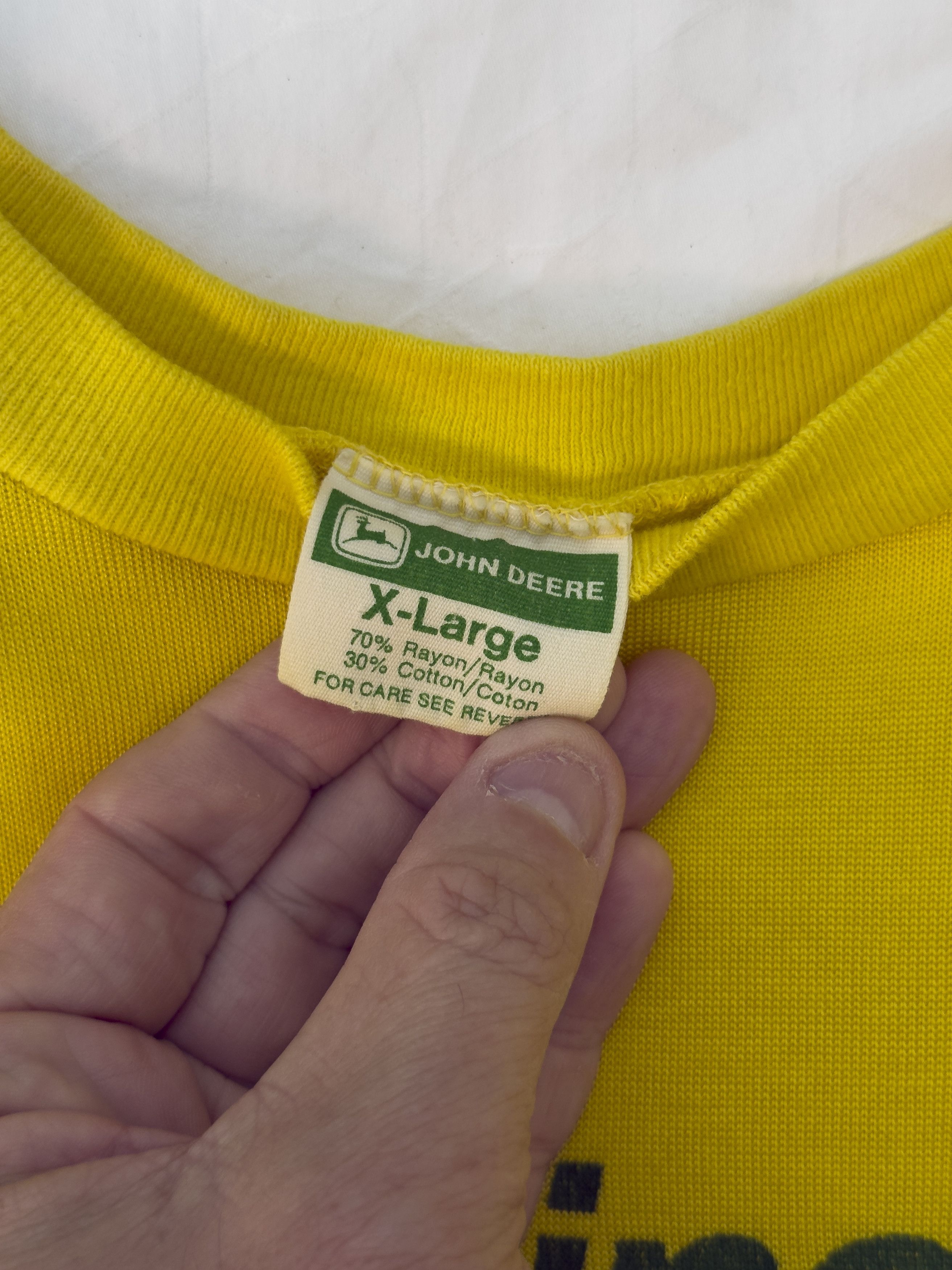 John Deere Vintage John Deere “Nothing Runs Like a Deere” Raglan Jersey Size US XL / EU 56 / 4 - 5 Thumbnail