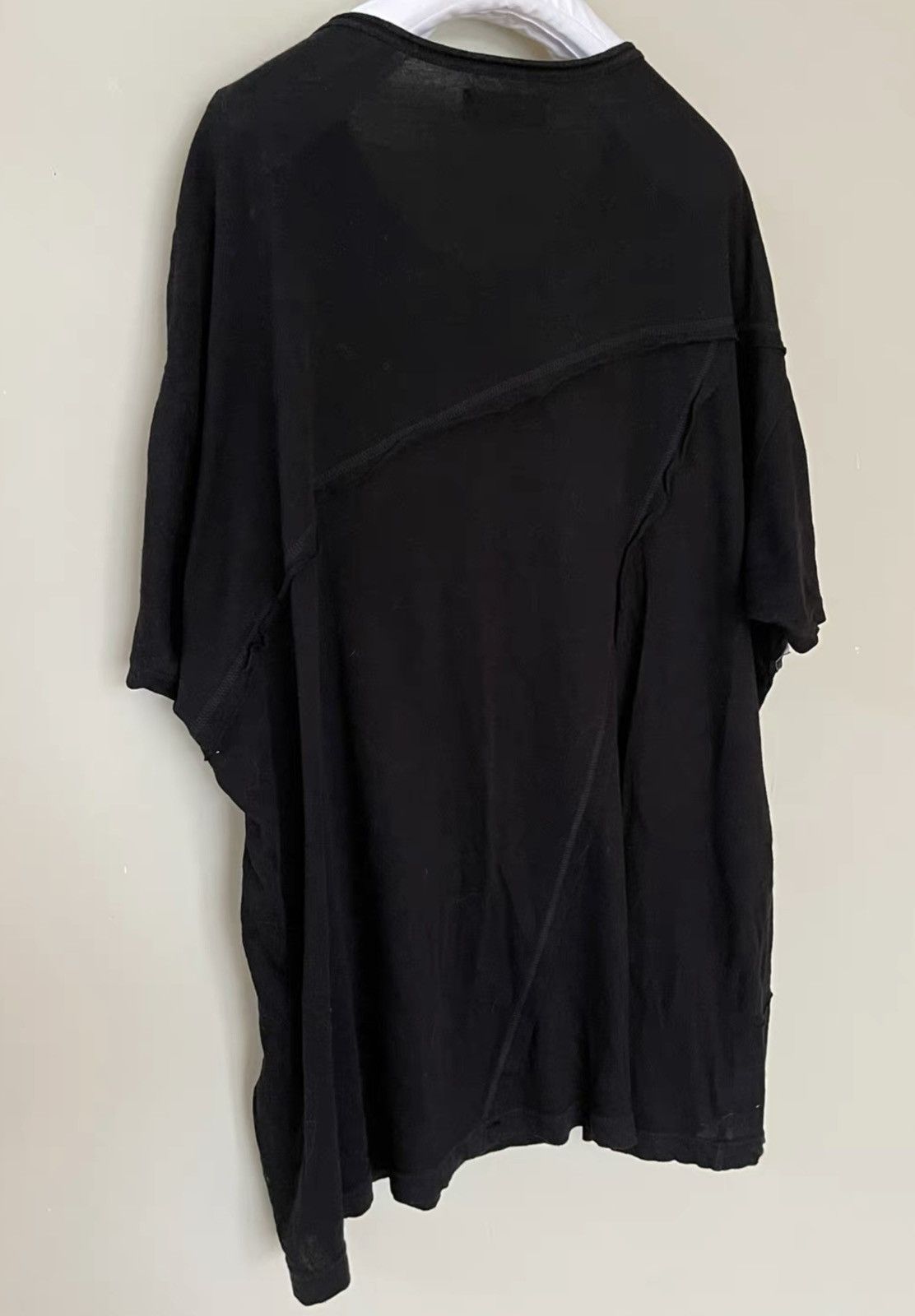 Yohji Yamamoto Yohji Yamamoto | Appliquéd Short Sleeve Top Size US L / EU 52-54 / 3 - 4 Thumbnail