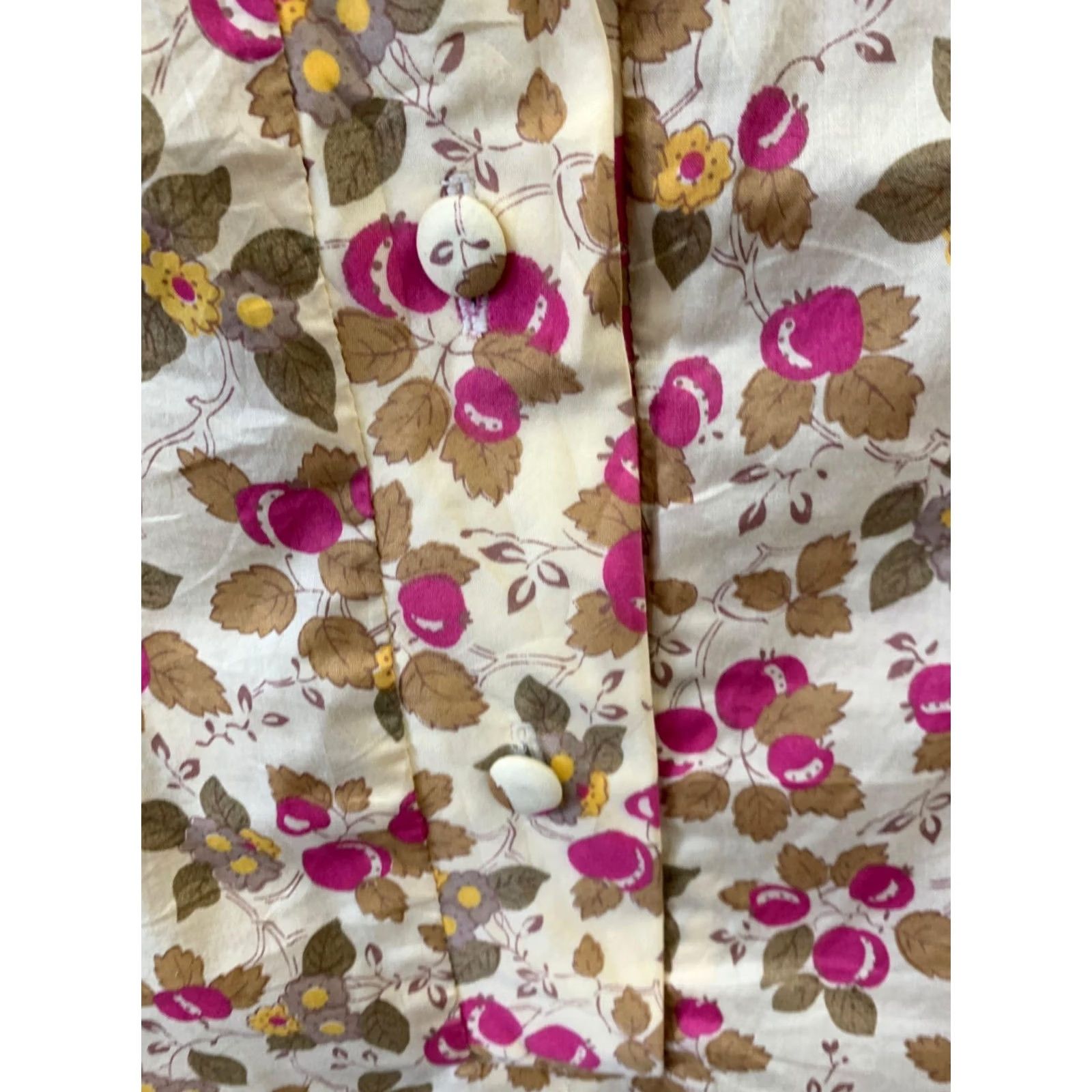 Liberty London VINTAGE Liberty of London Floral Shirt Dress Midi Cotton Button Front Multicolour UK 14 Womens Size XL / US 12-14 / IT 48-50 - 7 Thumbnail
