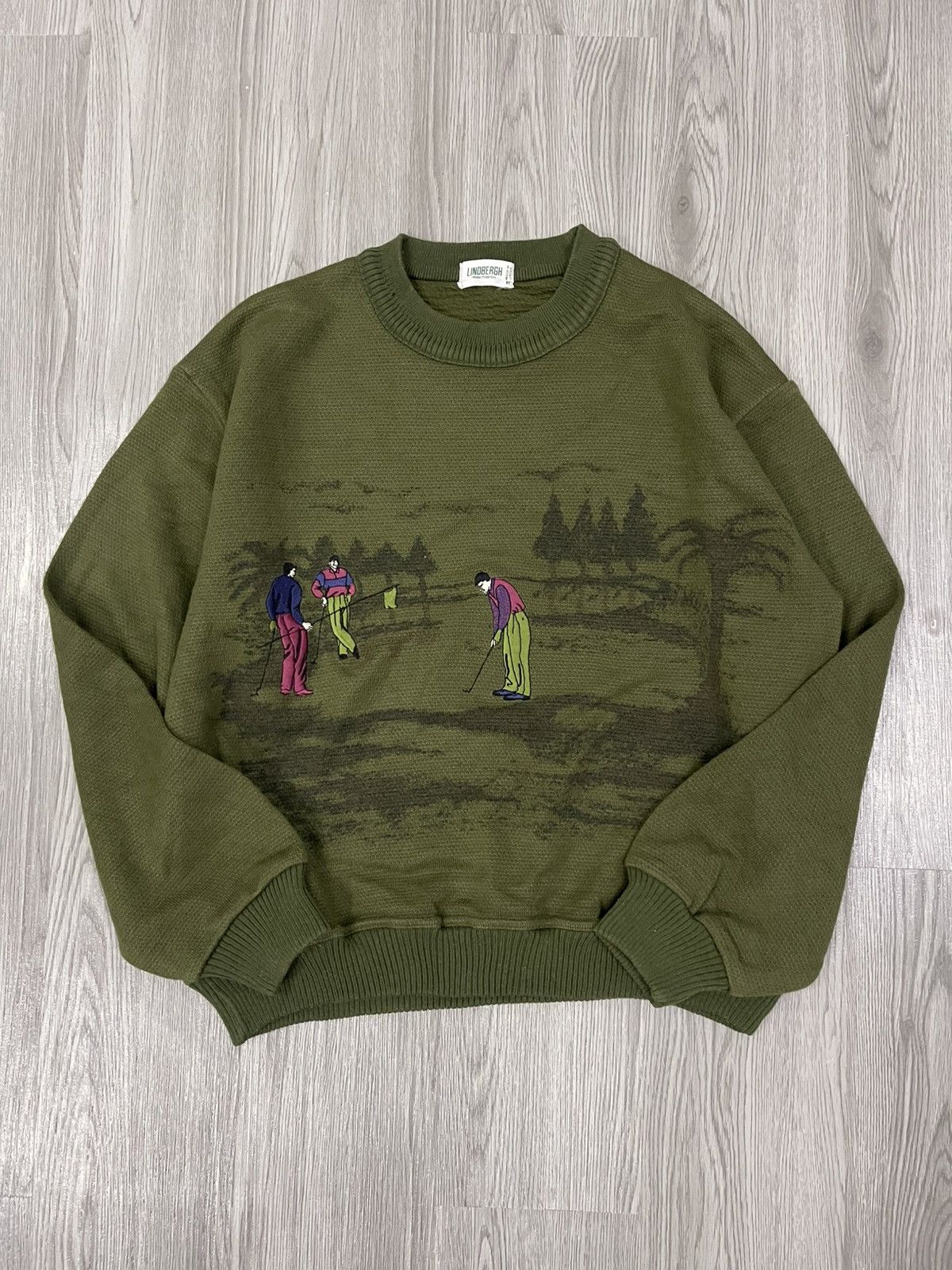 Lindbergh LINDBERGH JAPAN GOLF EMBROIDERY KNIT PULLOVER Size US M / EU 48-50 / 2 - 1 Thumbnail
