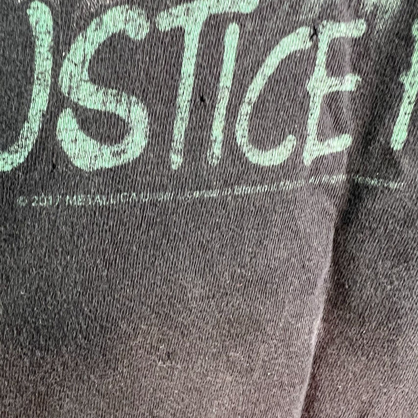 Vintage Metallica T Shirt Mens L Black And Justice For All Rock Logo Bay Island Shirt Mens L Black Rock Logo 2010s US Mens Size US L / EU 52-54 / 3 - 3 Thumbnail