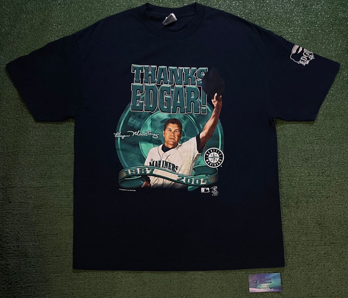 Band Tees Vintage 2000s Thanks Edgar Martinez Seattle mariners tee Size US XL / EU 56 / 4 - 1 Thumbnail