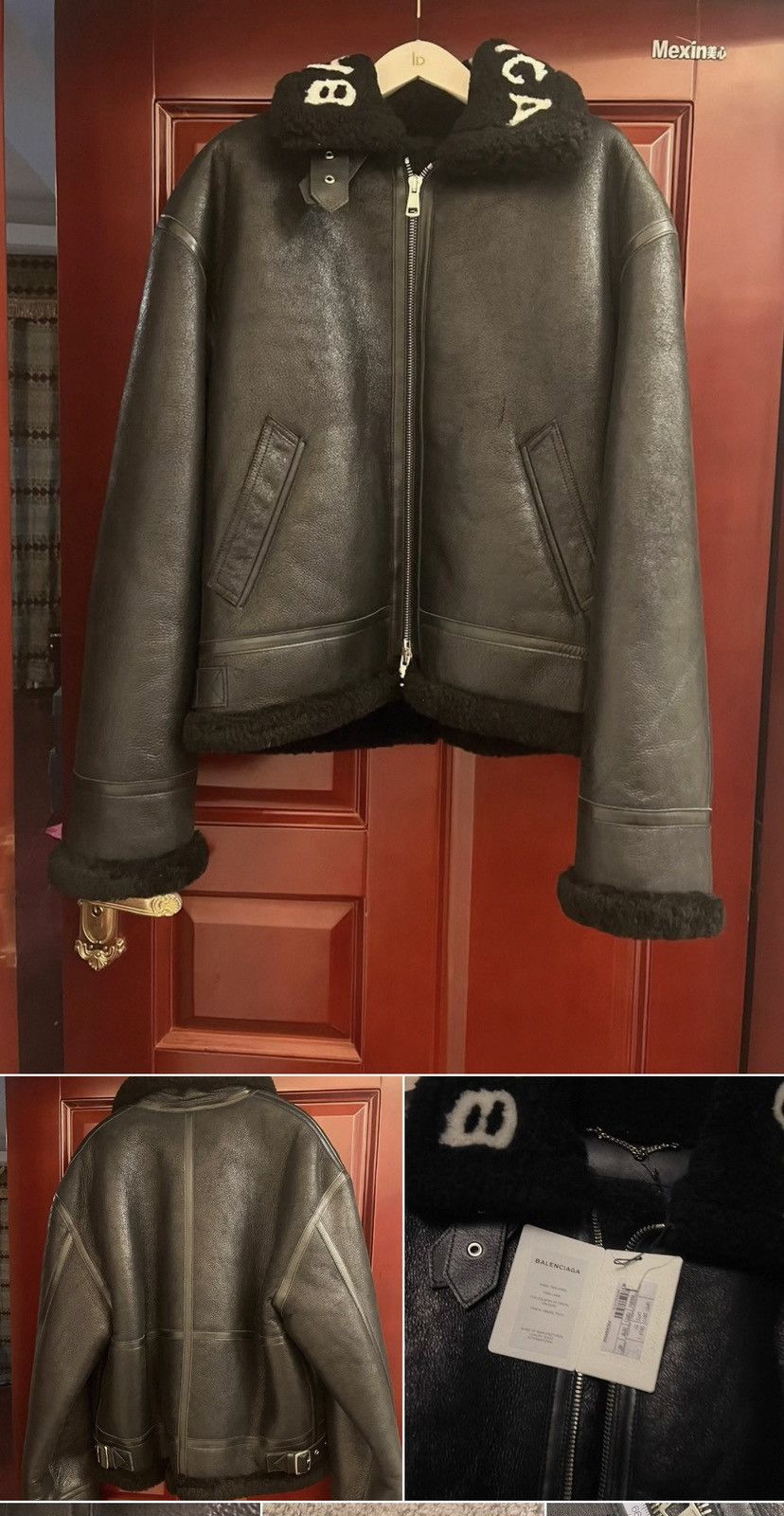 Balenciaga Balenciaga fur jacket size 48 Size US M / EU 48-50 / 2 - 1 Thumbnail