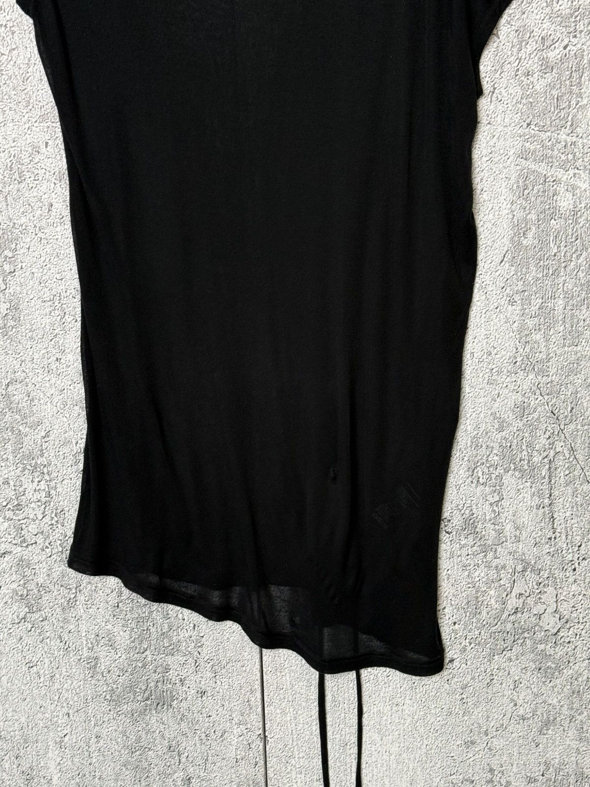 Ann Demeulemeester Ann Demeulemeester Avant-Garde Sheer Top Asymmetric Modal Size L / US 10 / IT 46 - 6 Thumbnail
