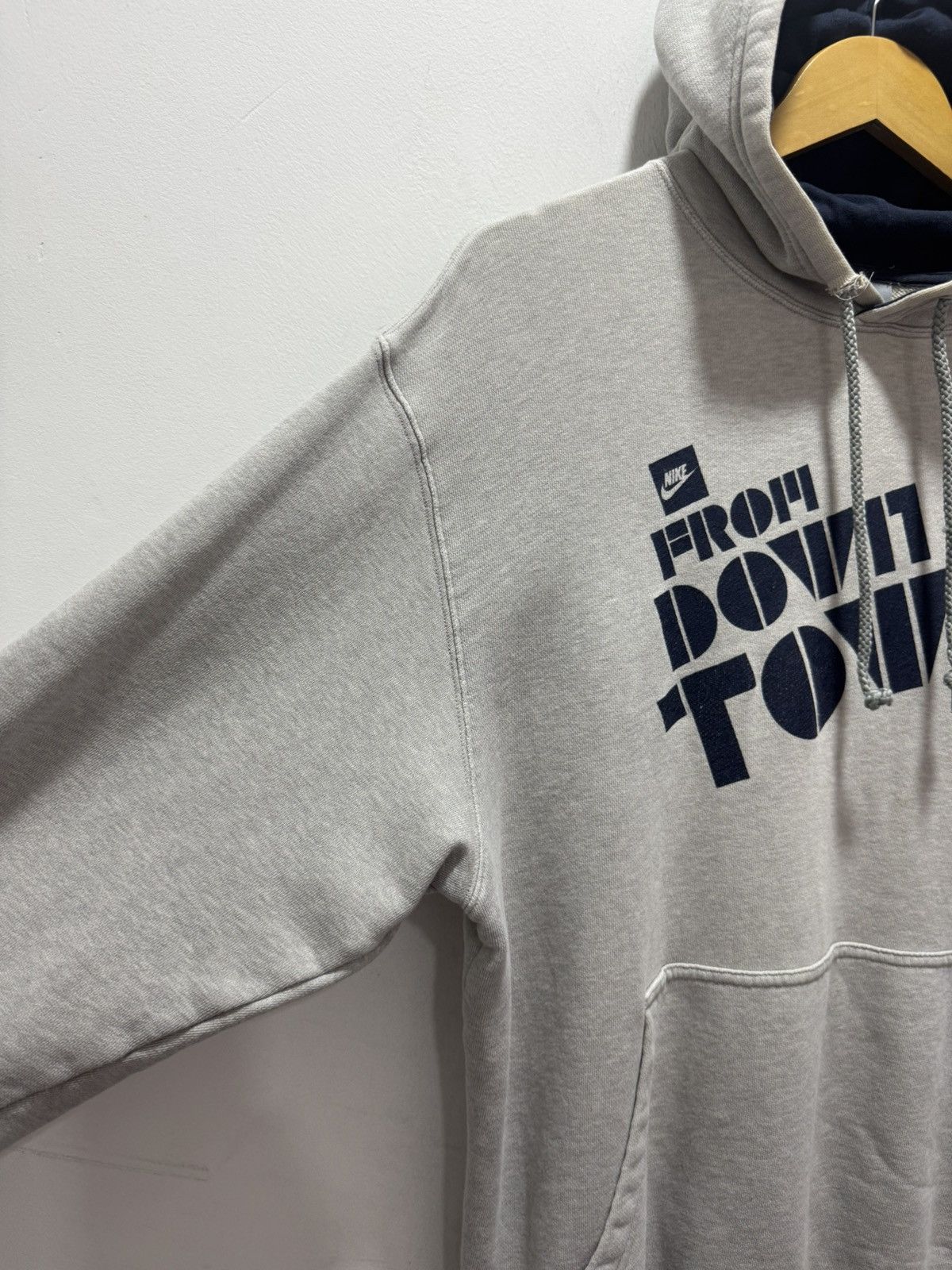 Nike × Vintage Y2k NIKE SPELLOUT HOODIE SWEATSHIRT Size US L / EU 52-54 / 3 - 8 Thumbnail