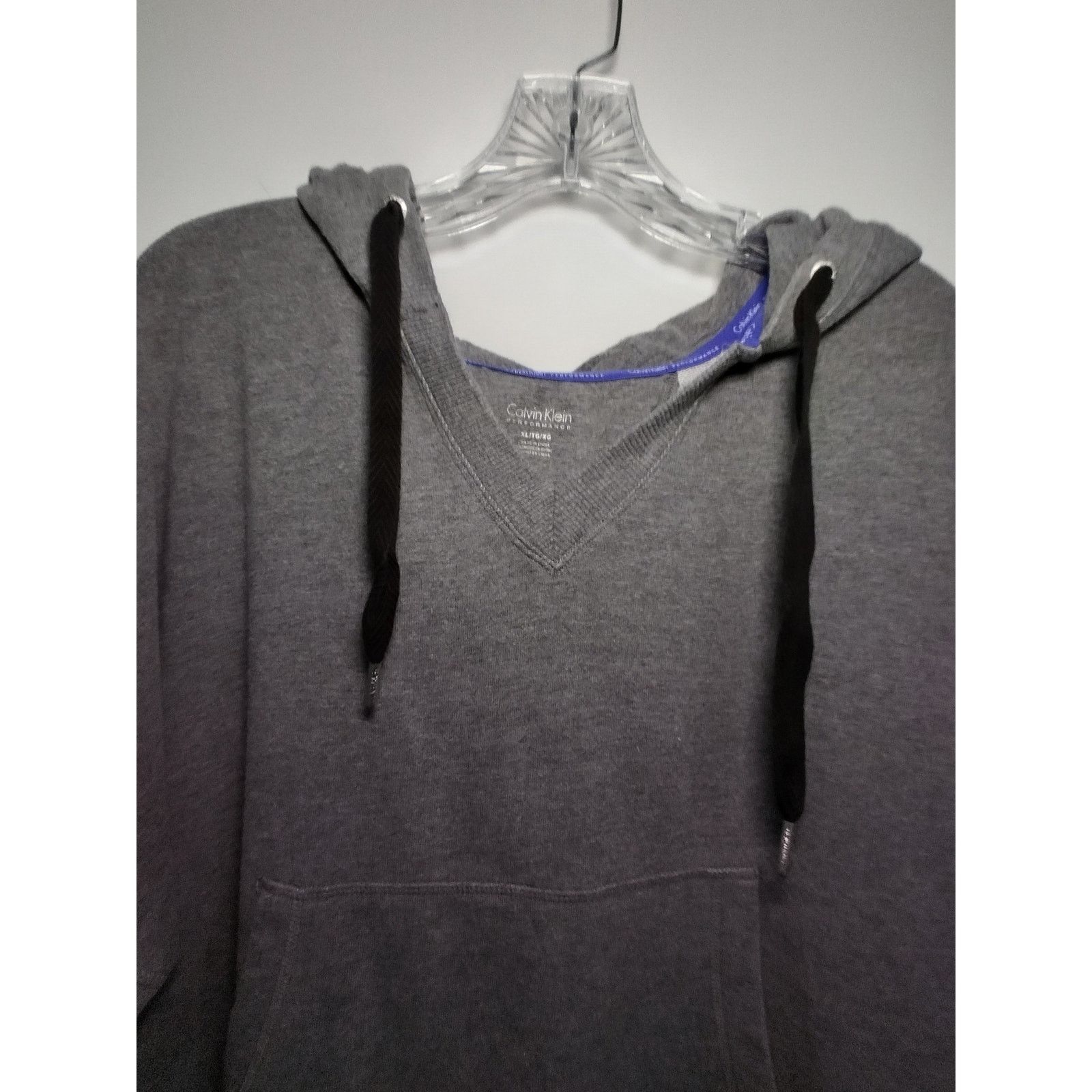 Calvin Klein Calvin Klein Womens Performance Hoodie Sweatshirt Gray Sz XL Size XL / US 12-14 / IT 48-50 - 3 Thumbnail
