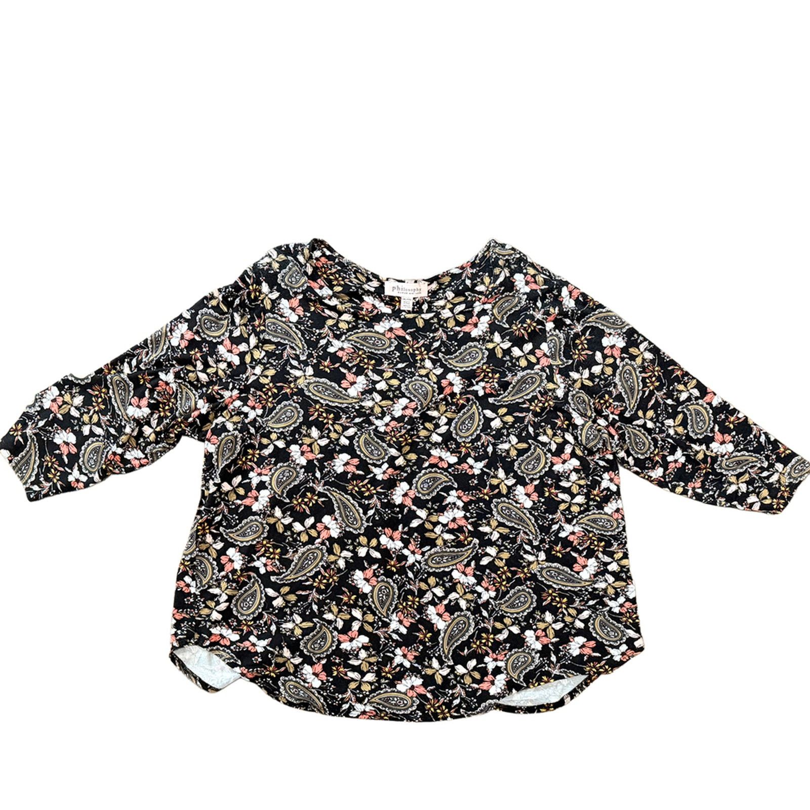 Other Philosophy 2Xlarge plus tall paisley Whimsy Indie retro Size XXL / US 16-18 / IT 52-54 - 8 Thumbnail