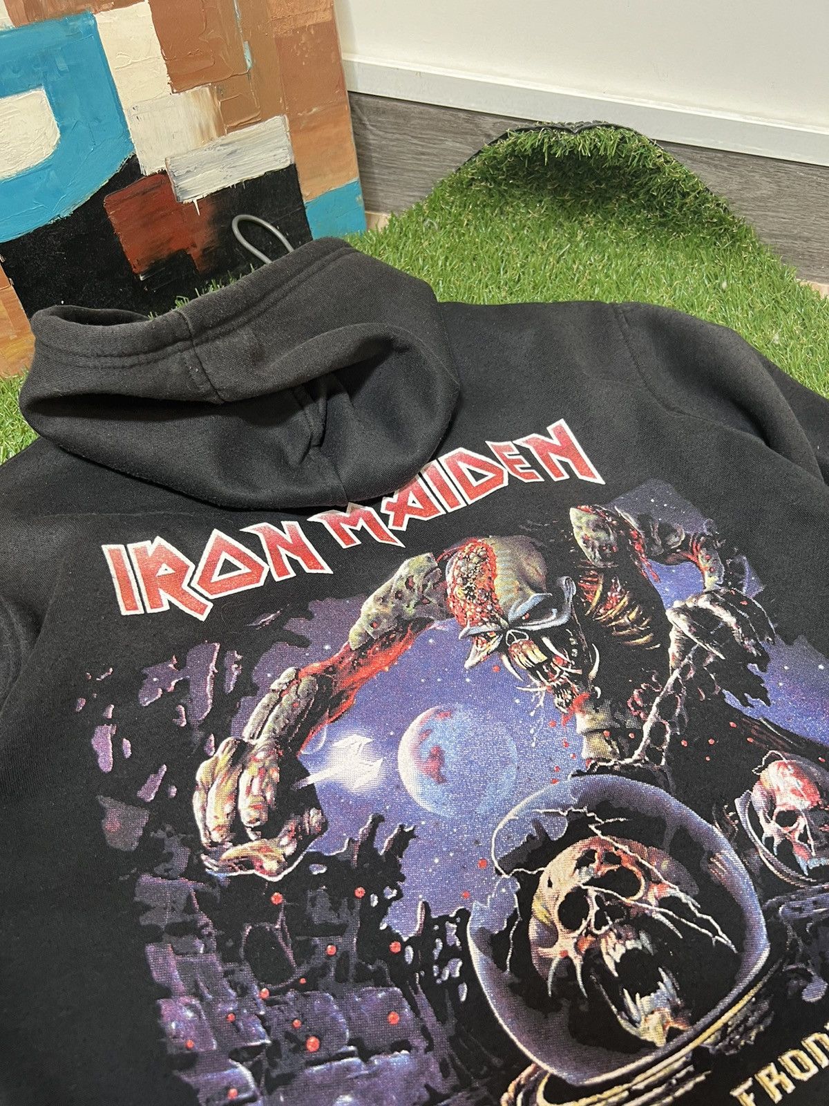 Iron Maiden × Vintage IRON MAIDEN THE Final Frontier 2010 y2k hoodie Size US M / EU 48-50 / 2 - 3 Thumbnail