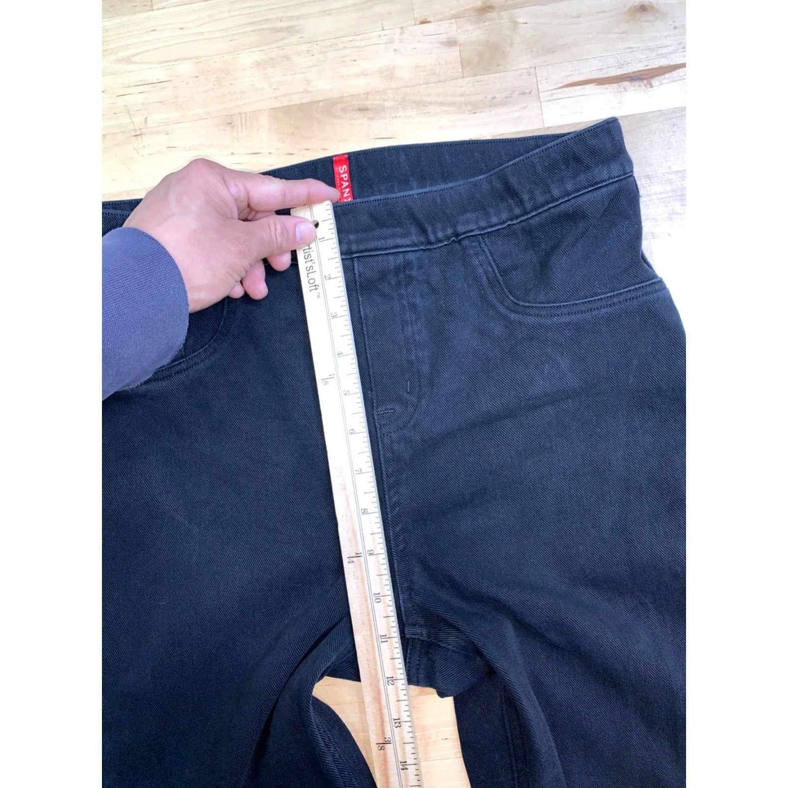 Spanx Spanx Leggings Women L Black Ankle Shaping Stretch Casual Size 36" / US 14 / IT 50 - 7 Thumbnail