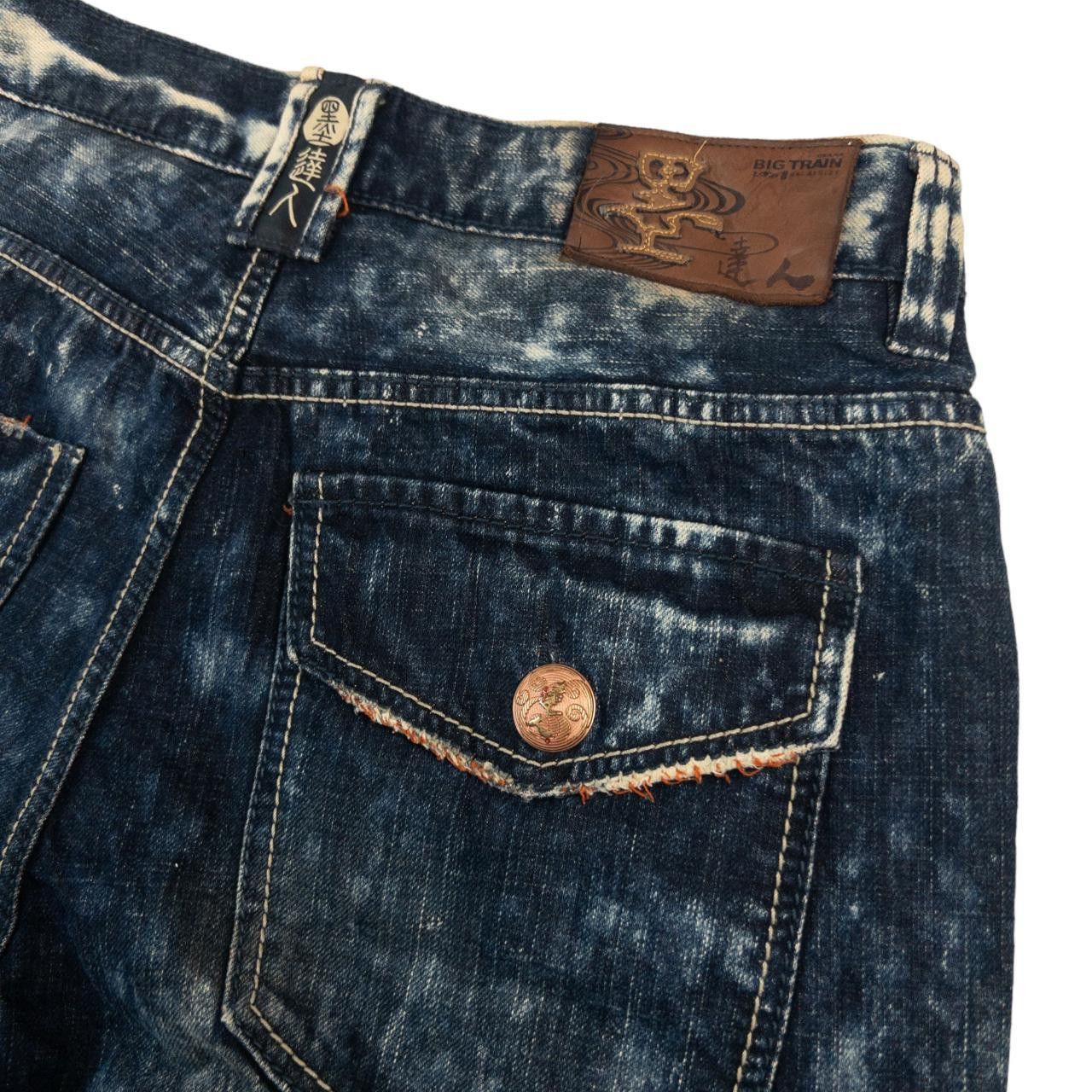 Other Vintage BigTrain Embroidered Floral Japanese Denim Jeans W33 Size US 33 - 6 Thumbnail