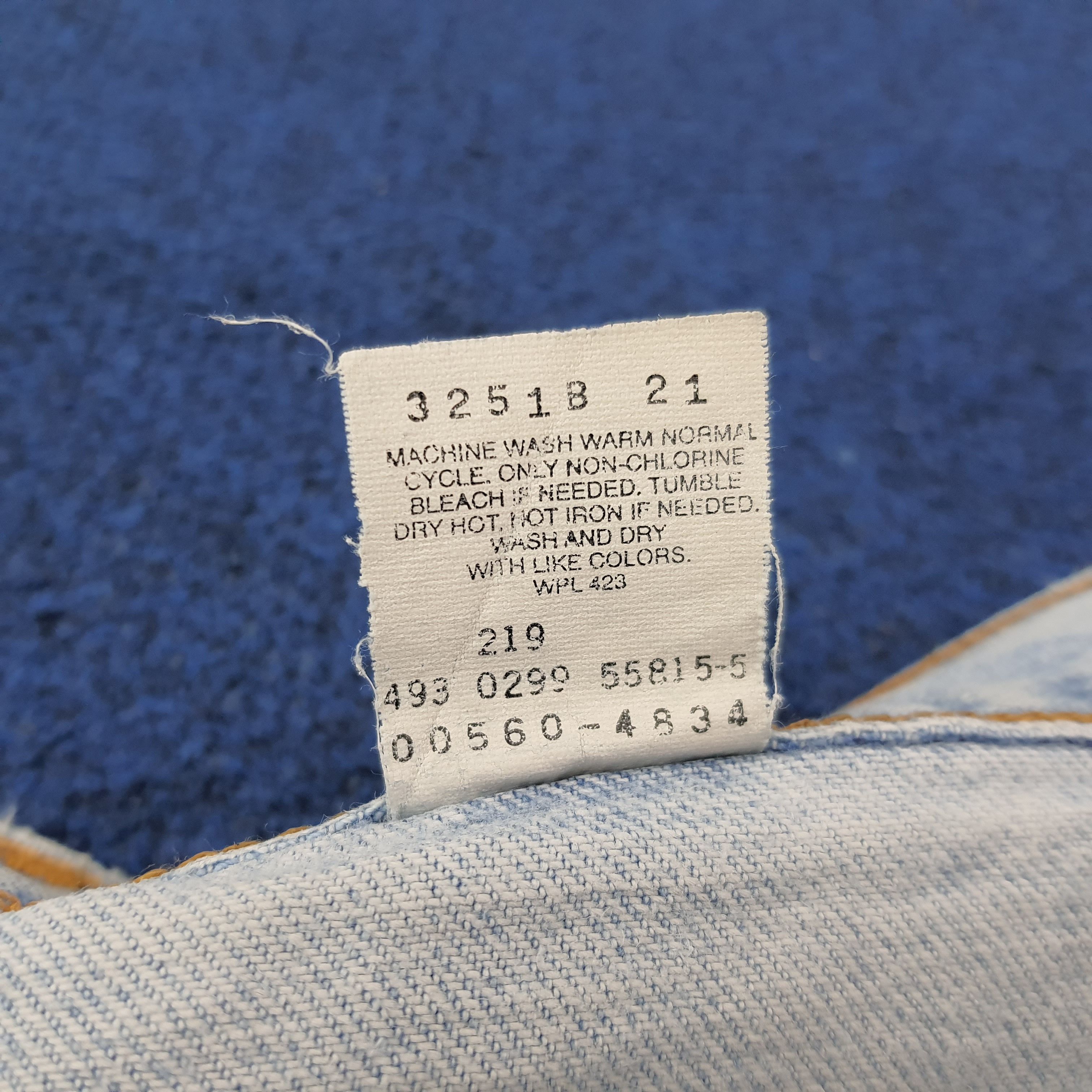 Levi's Vintage Levis 560 Red Tab Loose Fit Tapered Denim C265N10 Size US 33 - 9 Thumbnail