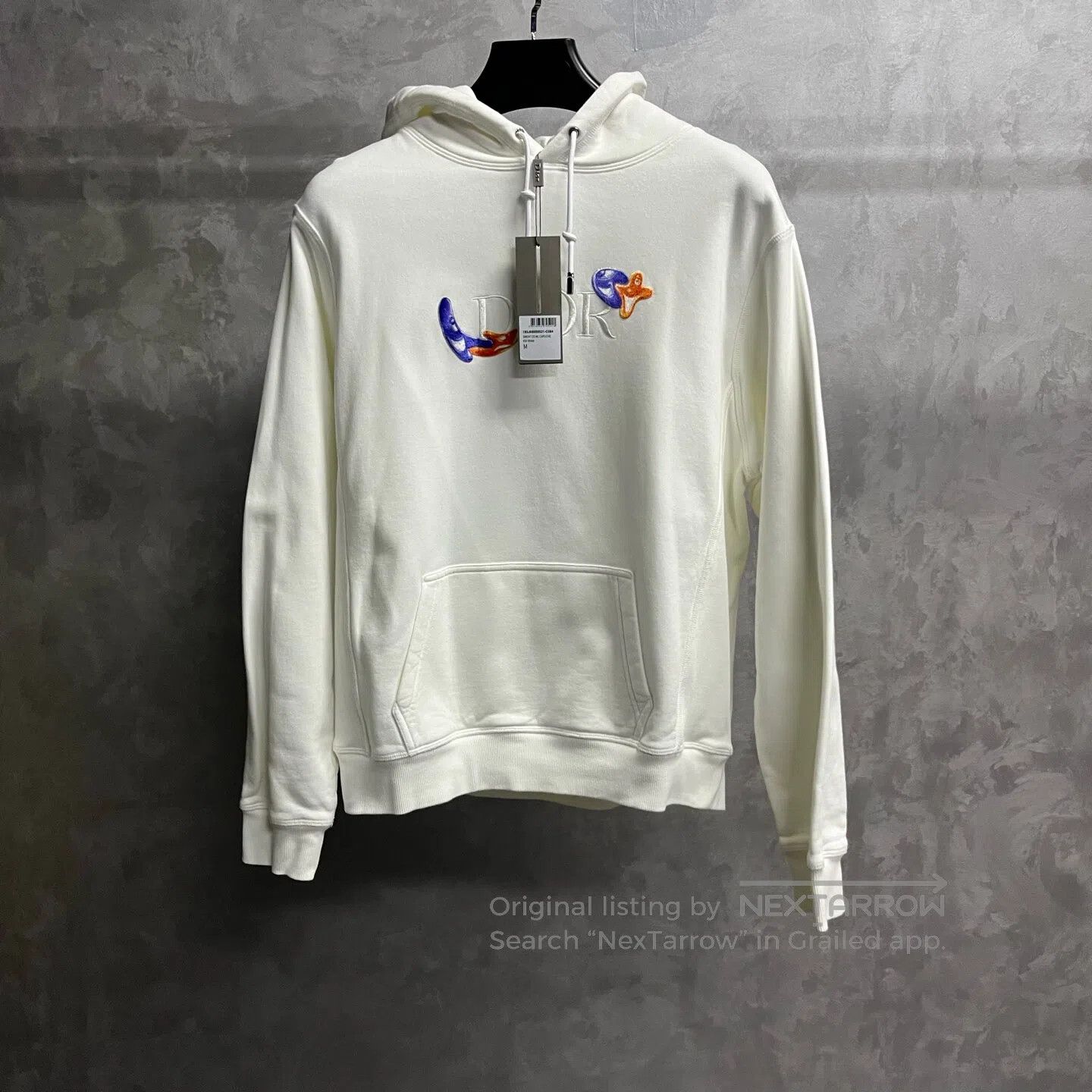 Dior Dior Logo-pattern long-sleeve hoodie| Size M / US 6-8 / IT 42-44 - 1 Thumbnail