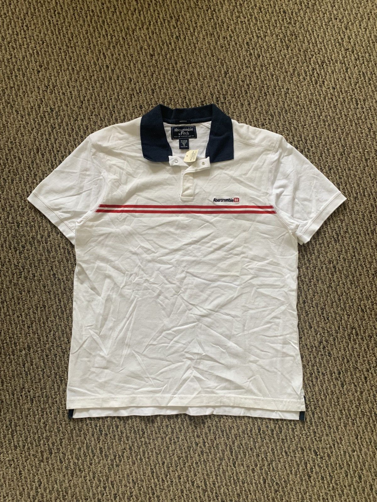 Abercrombie & Fitch Vintage NWT Abercrombie & Fitch Abercrombie 92 Polo Size US XL / EU 56 / 4 - 1 Thumbnail