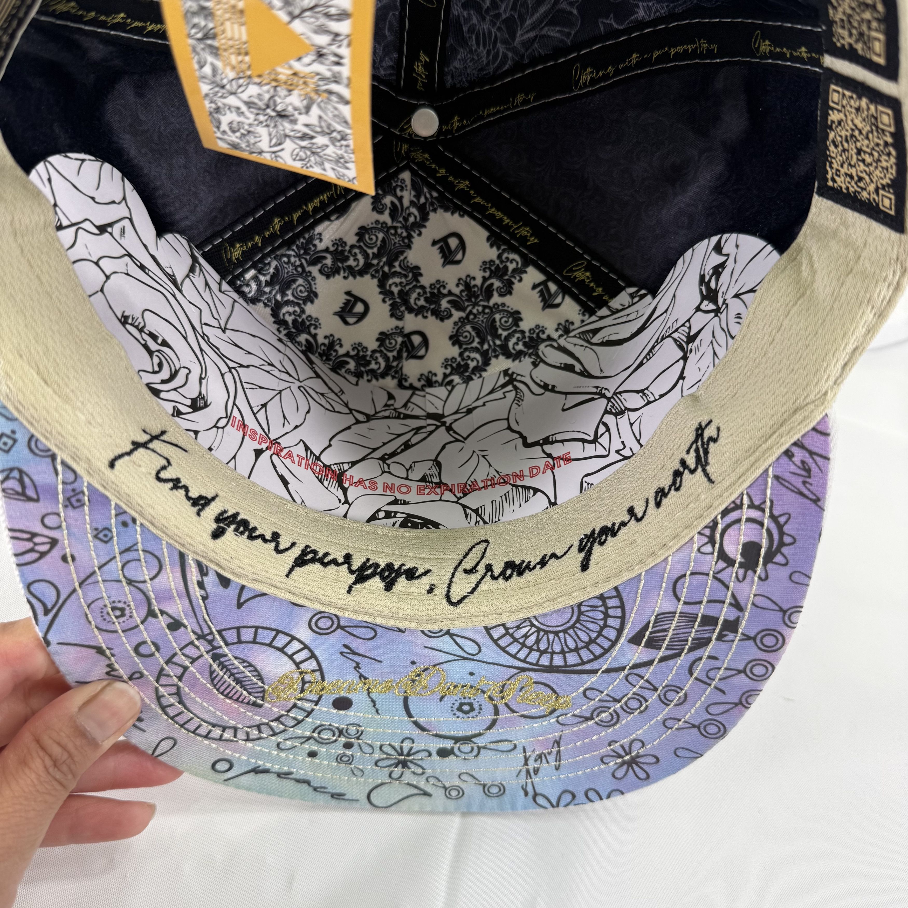 Other DVNIEL LUU Dreams Dont Sleep White Snapback Hat Flame Cap Size ONE SIZE - 6 Thumbnail
