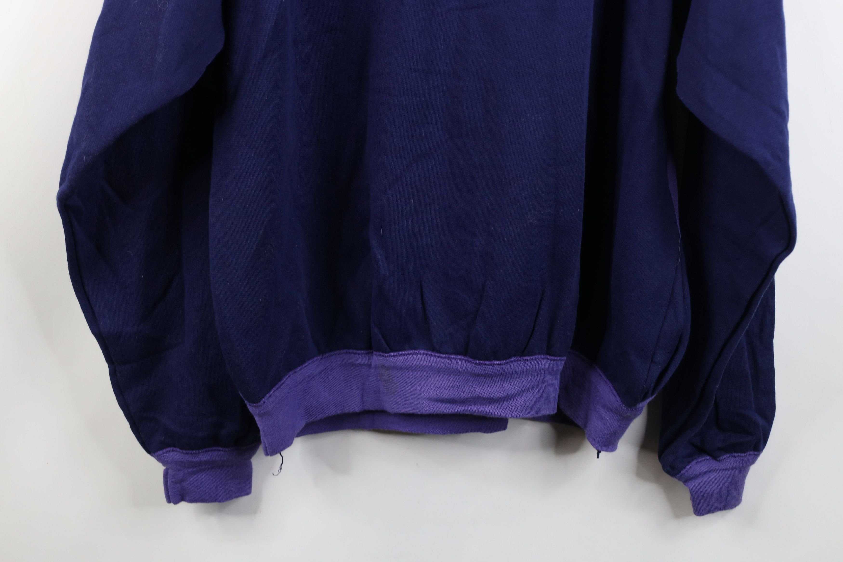 Vintage Deadstock Vintage 90s Streetwear Holland Sweatshirt Purple Size US XL / EU 56 / 4 - 16 Thumbnail