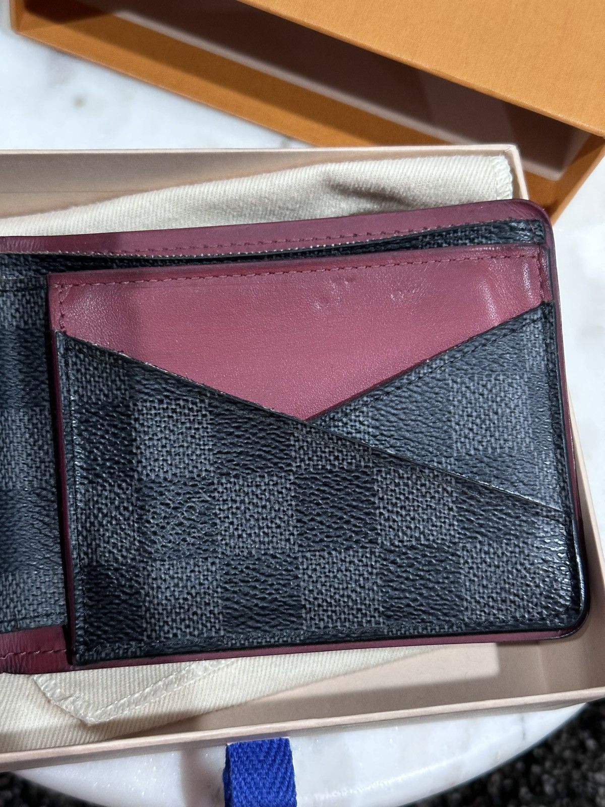 Louis Vuitton Louis Vuitton Black Graphite Damier Multiple Bifold Wallet Size ONE SIZE - 7 Thumbnail