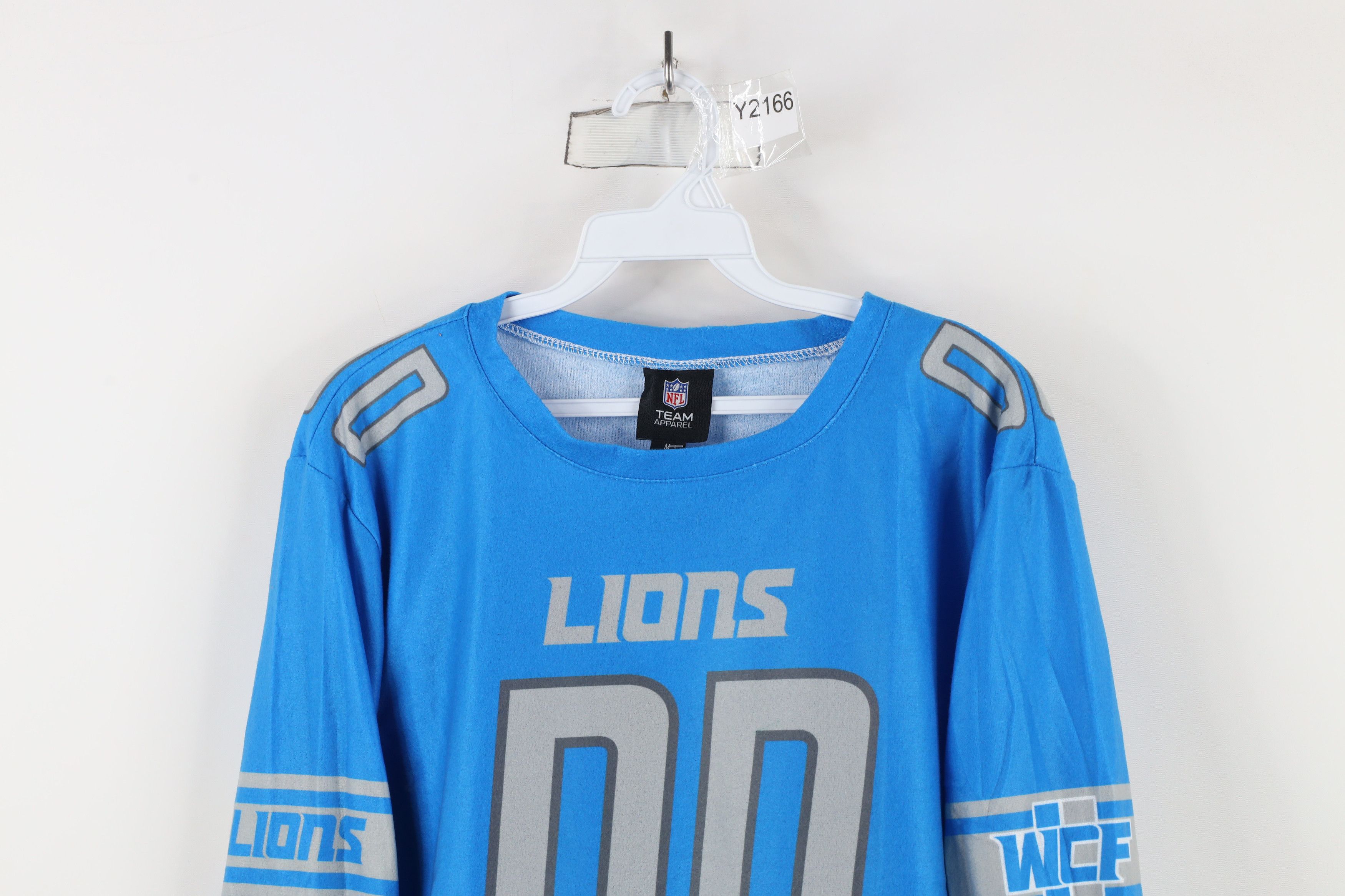 Vintage New NFL Long Sleeve Detroit Lions Football Jersey T-Shirt Size US M / EU 48-50 / 2 - 2 Thumbnail