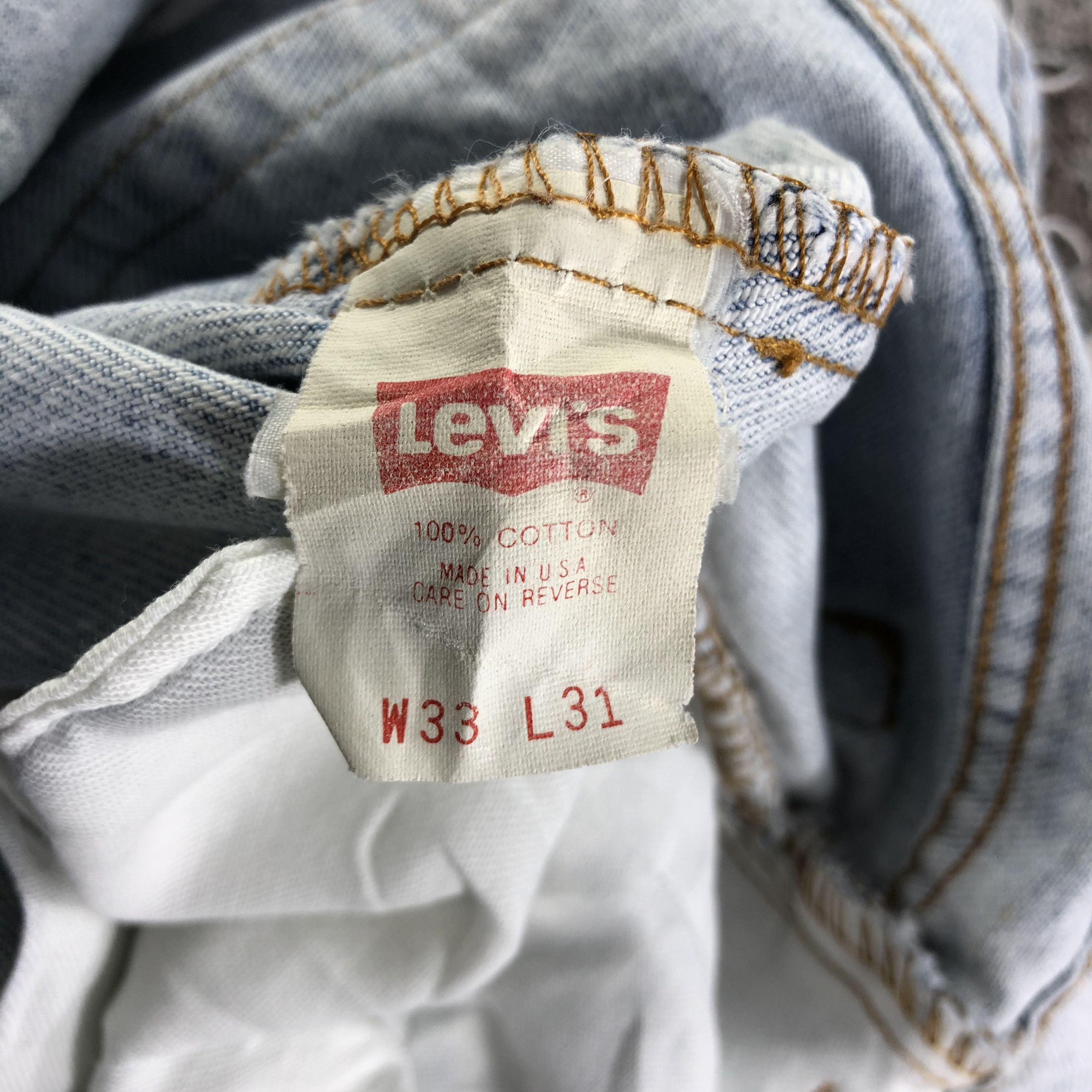 Levi's Vintage Levis 610 Jeans Light Wash Jeans KJ2040 Size US 31 - 9 Thumbnail