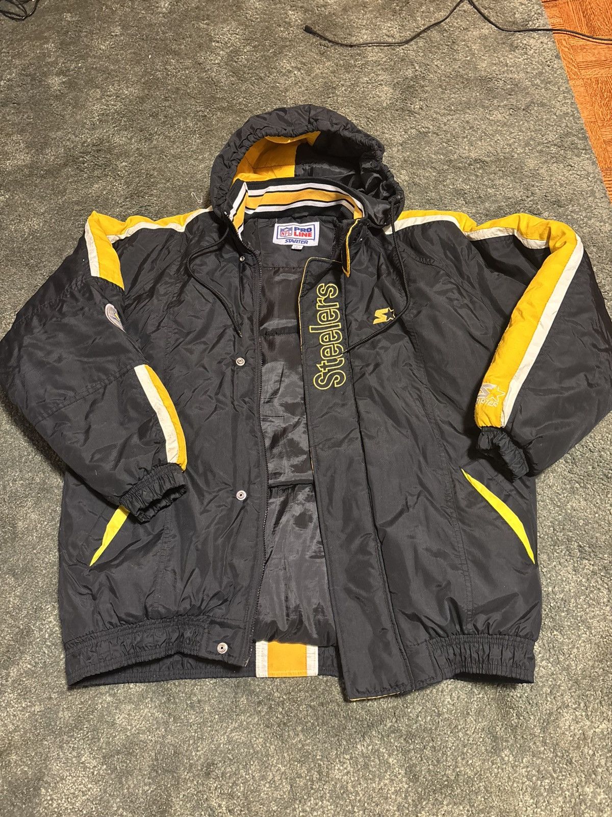 Starter Steelers Starter Jacket Vintage Size US L / EU 52-54 / 3 - 1 Thumbnail
