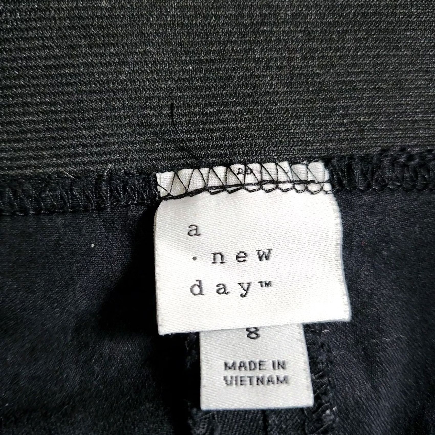 Vintage A New Day Women Leggings Black Solid Ankle Regular Size 8 Modern Comfort Stretch Activewear Casual Travel Yoga Dance Size 30" / US 8 / IT 44 - 4 Thumbnail