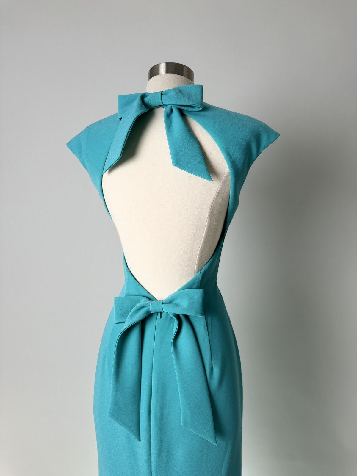 Other Brand New US 6 Jovani Maxi Evening Dress in Tiffany Color Size M / US 6-8 / IT 42-44 - 5 Thumbnail