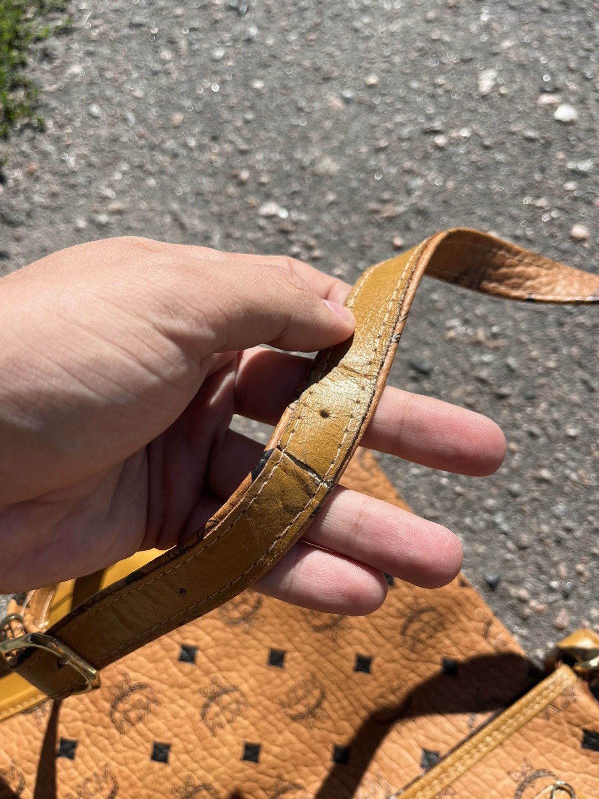 MCM Vintage MCM Monogram Bag Luxury Designer Size ONE SIZE - 20 Thumbnail