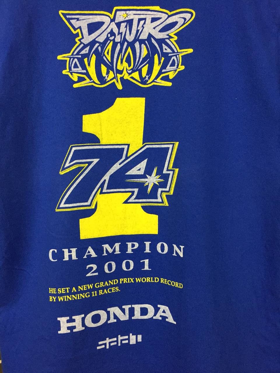 SHINICHIRO ARAKAWA Shinichiro Arakawa X Honda Daijiro Kato World Champion Tee Size US S / EU 44-46 / 1 - 4 Thumbnail