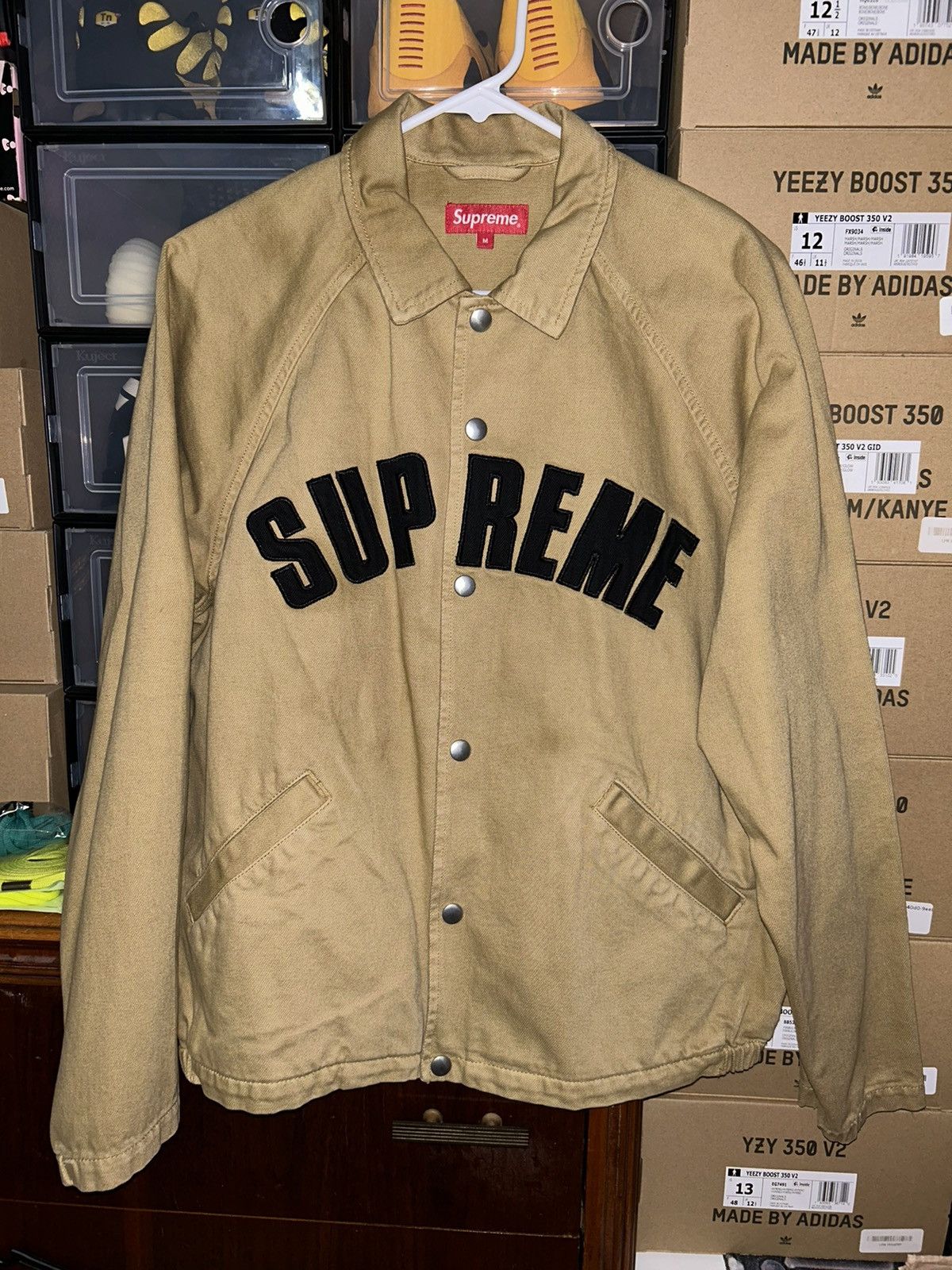 ジャケット・アウター Supreme Snap Front Twill Jacket BLACK Supreme Snap Front Twill Jacket | Grailed
