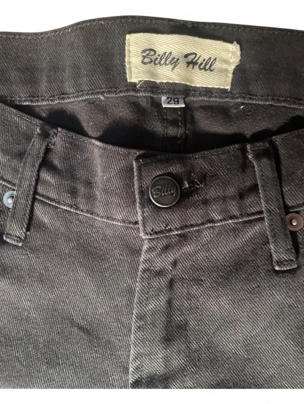 Billy Hill Billy Hill Diamond Plate Double Knee Carpenter Denim Jeans Size US 29 - 3 Thumbnail