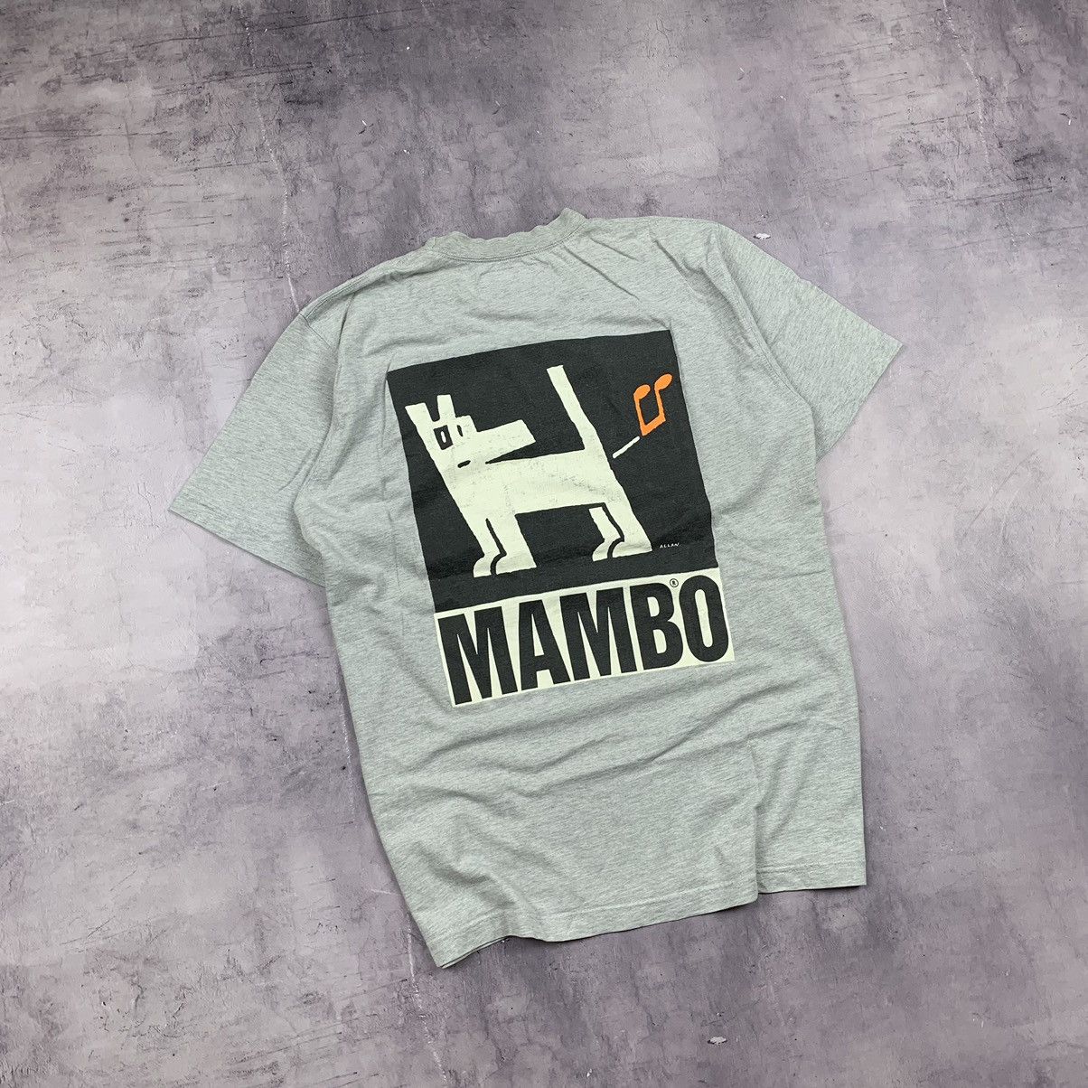 Vintage Rare ! Vintage 1989 Mambo Allan Dog Tee Big Logo 90’s | Grailed