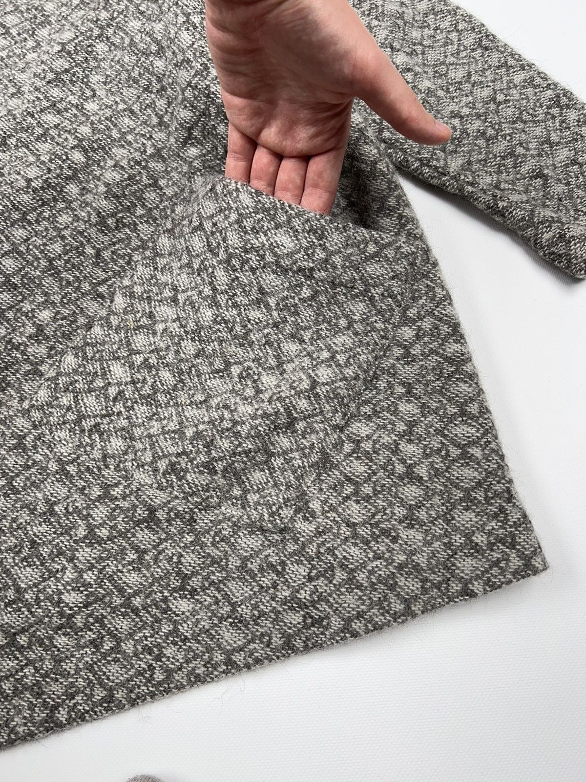 Other Grizas Wool Open Cardigan Cape Oversized Size L / US 10 / IT 46 - 14 Thumbnail