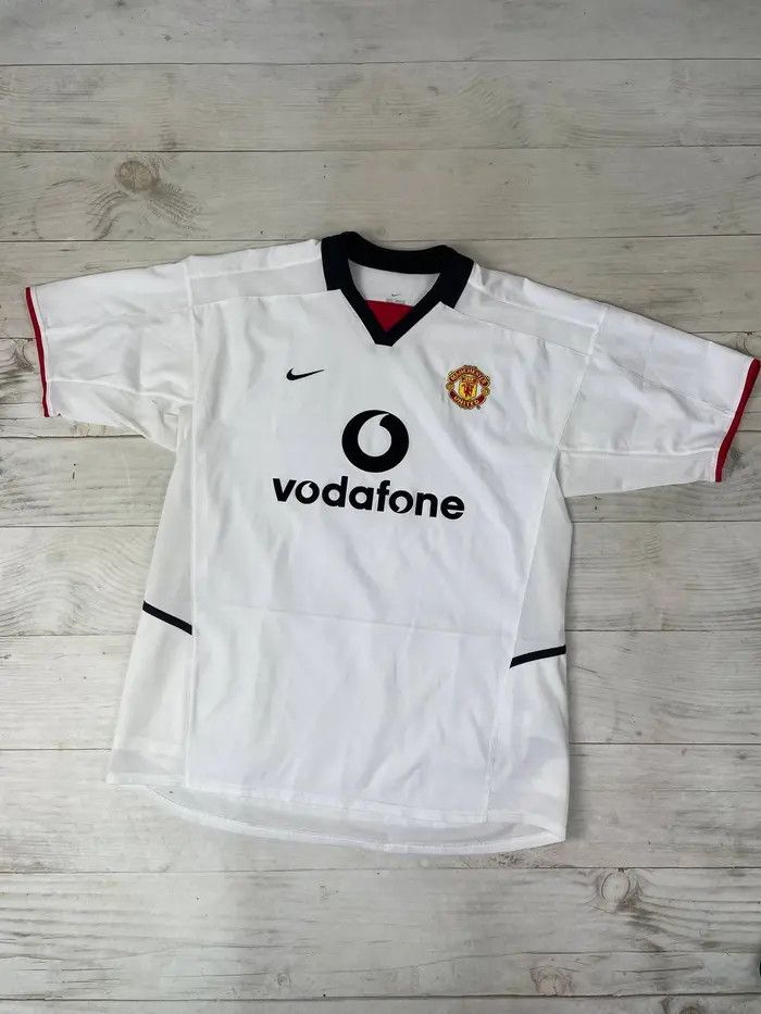 Nike Vintage Nike Manchester United 2002 2003 Away Shirt Jersey Size US M / EU 48-50 / 2 - 1 Thumbnail