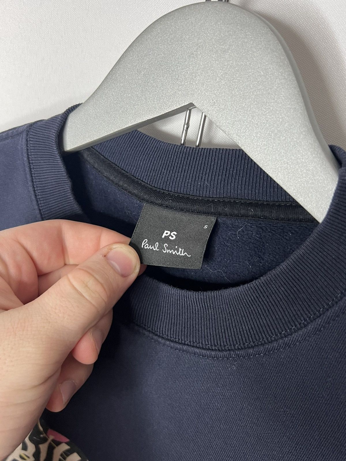 Paul Smith 🦓 Paul Smith Big Logo Sweatshirt Crew Neck Long Sleeve 🦓 Size US S / EU 44-46 / 1 - 6 Thumbnail