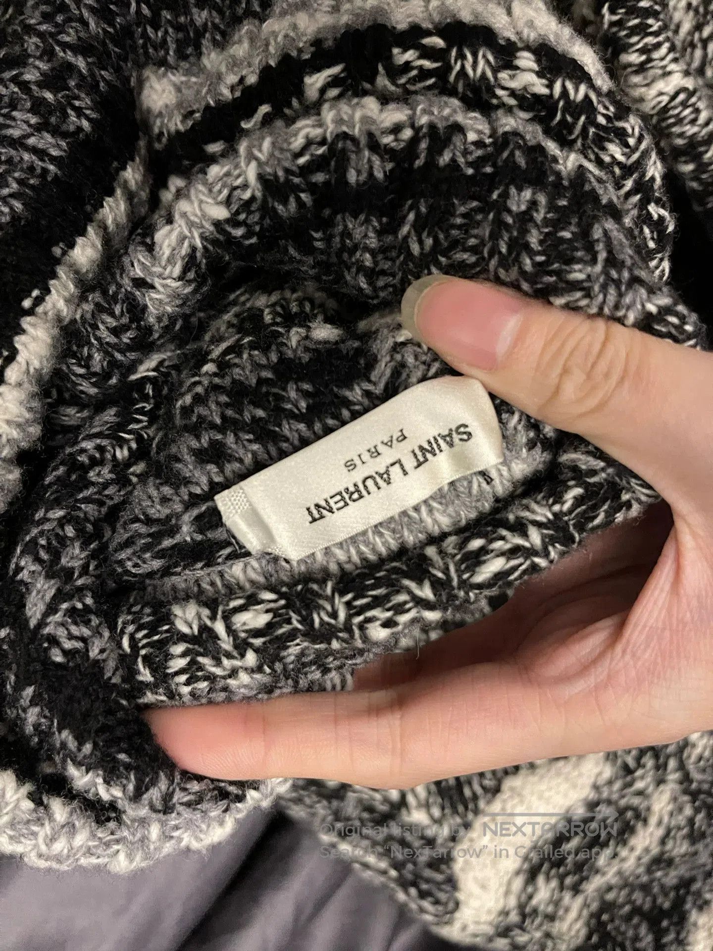 Saint Laurent Paris Saint Laurent Wool Cashmere Blend Sweater. Size US M / EU 48-50 / 2 - 2 Thumbnail