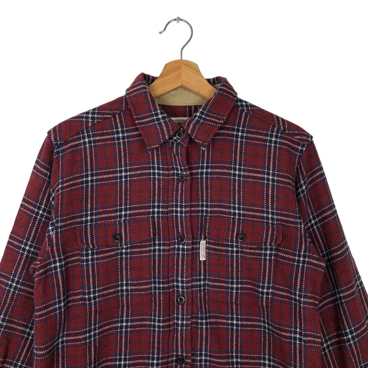 Japanese Brand 🔥VINTAGE SHIRT FLANNEL JACKET JANERIVER ISSEY MIYAKE Size US M / EU 48-50 / 2 - 2 Thumbnail
